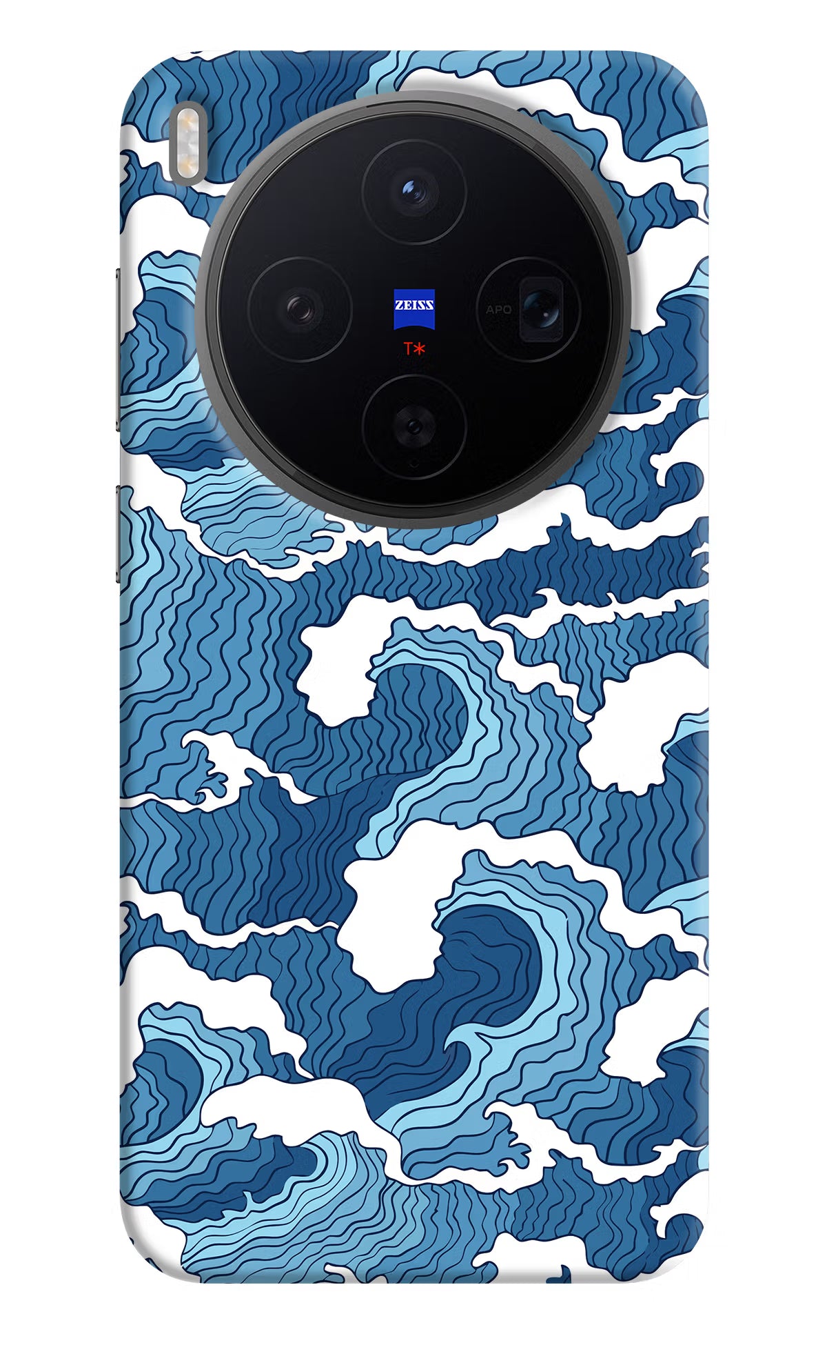Blue Waves Vivo X300 Back Cover - Blue Waves Vivo X300 Back Cover Blue Waves Vivo X300 Back Cover