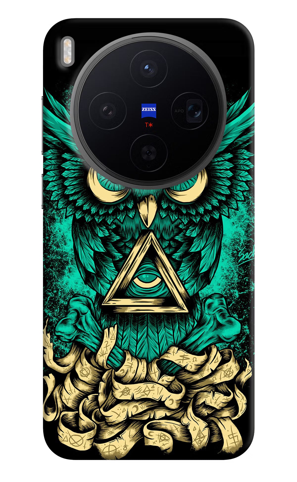 Green Owl Vivo X300 Back Cover - Green Owl Vivo X300 Back Cover Green Owl Vivo X300 Back Cover