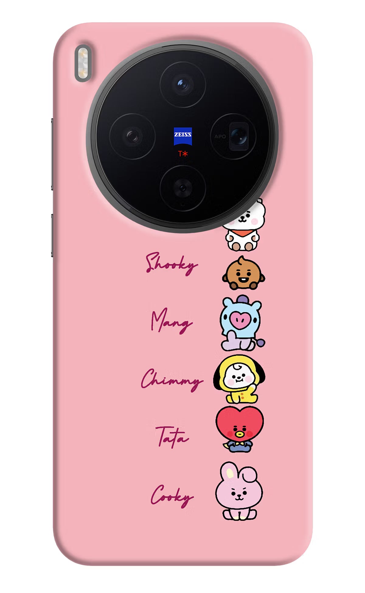 BTS names Vivo X300 Back Cover - BTS names Vivo X300 Back Cover BTS names Vivo X300 Back Cover