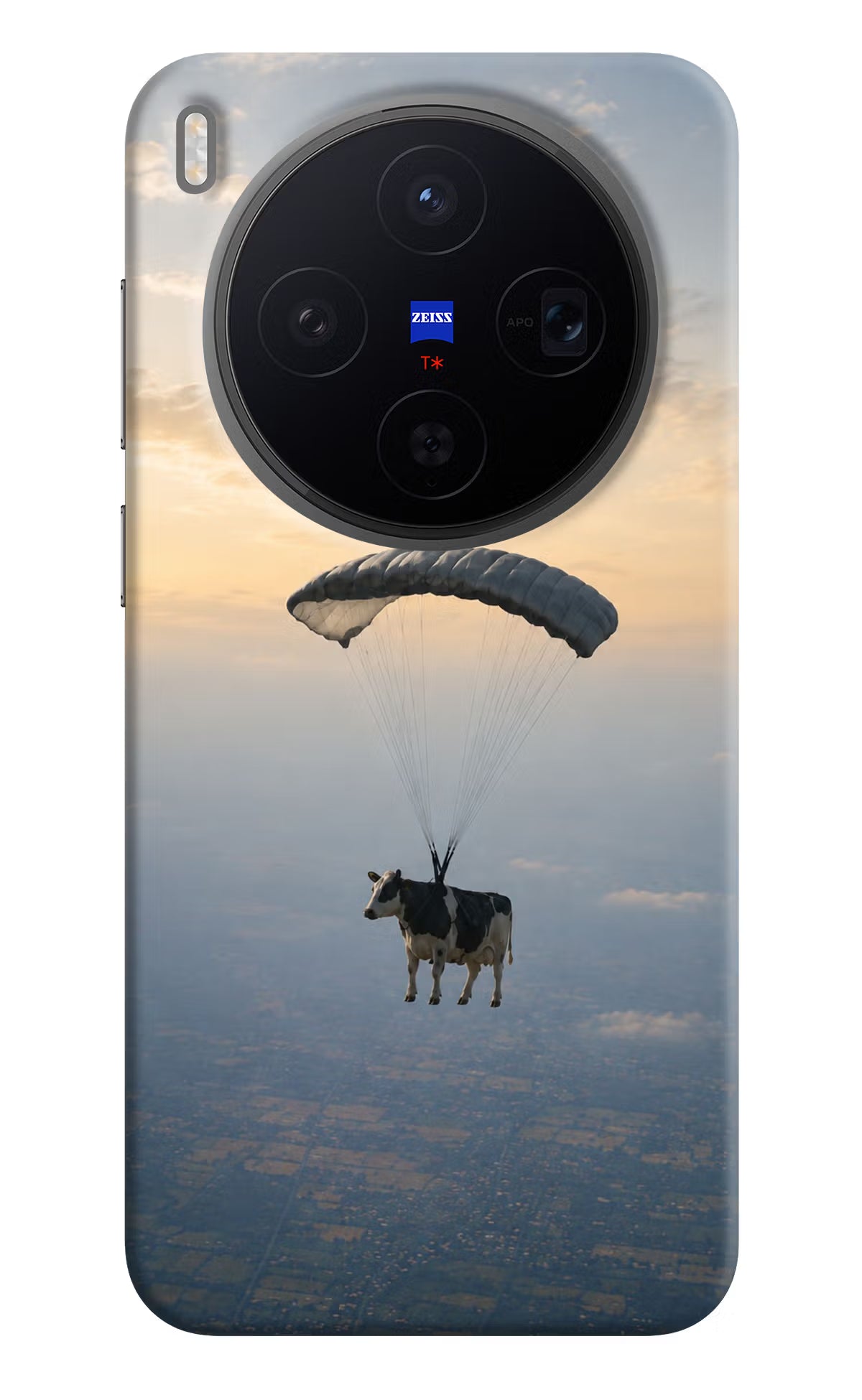 Skydiving Cow Vivo X300 Back Cover - Skydiving Cow Vivo X300 Back Cover Skydiving Cow Vivo X300 Back Cover