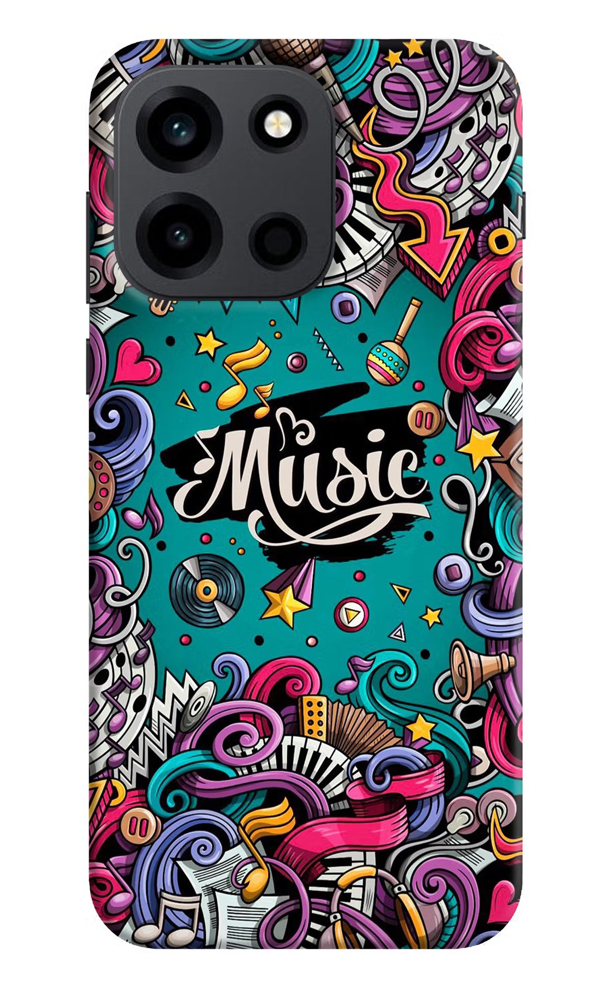 Music Graffiti OnePlus Nord 6 Back Cover - Music Graffiti OnePlus Nord 6 Back Cover Music Graffiti OnePlus Nord 6 Back Cover