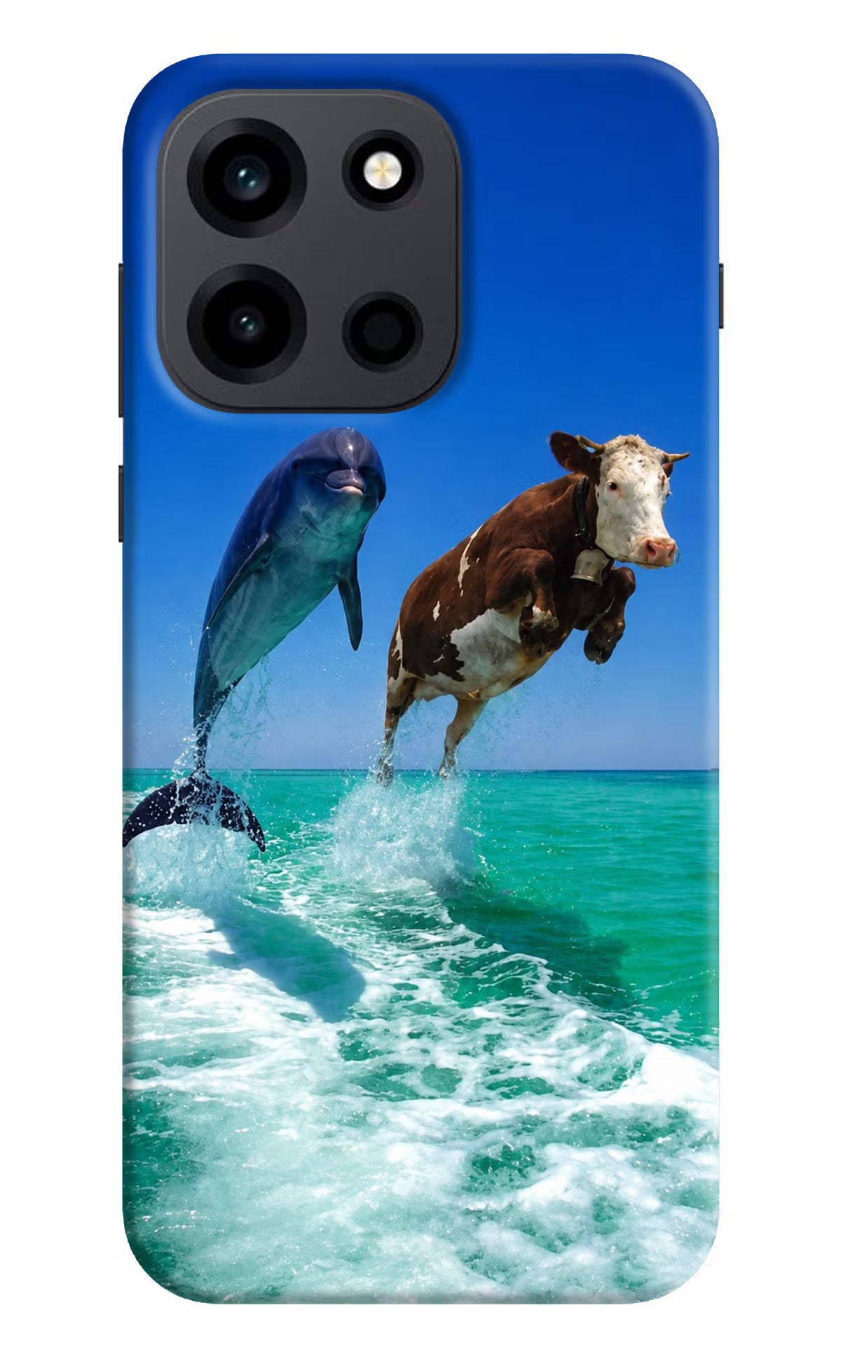 Dolphin vs Cow OnePlus Nord 6 Back Cover - Dolphin vs Cow OnePlus Nord 6 Back Cover Dolphin vs Cow OnePlus Nord 6 Back Cover