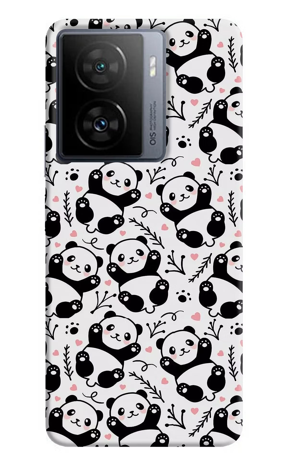 Cute Panda iQOO Z7s 5G Back Cover - Cute Panda iQOO Z7s 5G Back Cover Cute Panda iQOO Z7s 5G Back Cover