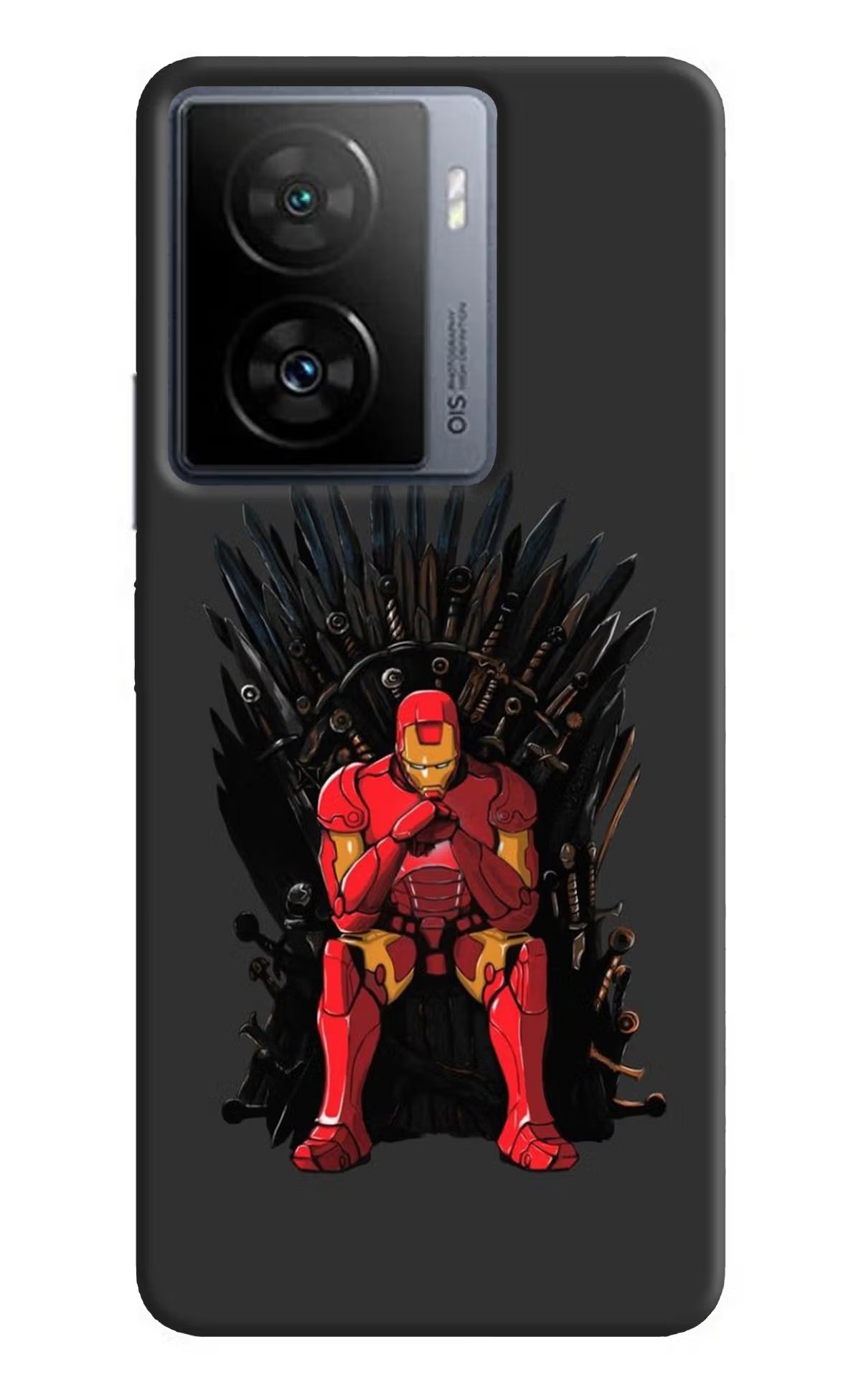Ironman Throne iQOO Z7s 5G Back Cover - Ironman Throne iQOO Z7s 5G Back Cover Ironman Throne iQOO Z7s 5G Back Cover