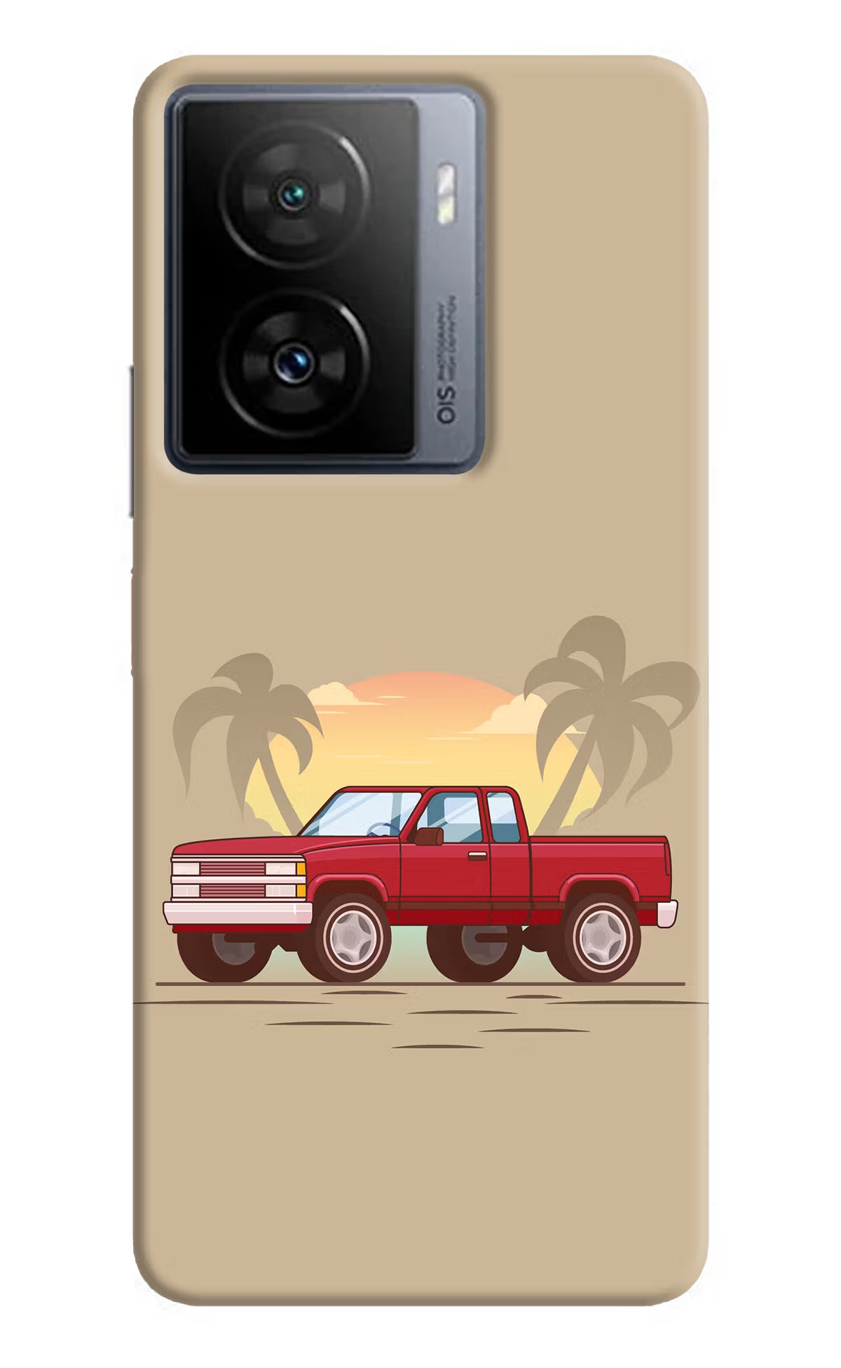 Desert Classic Drive iQOO Z7s 5G Back Cover - Desert Classic Drive iQOO Z7s 5G Back Cover Desert Classic Drive iQOO Z7s 5G Back Cover