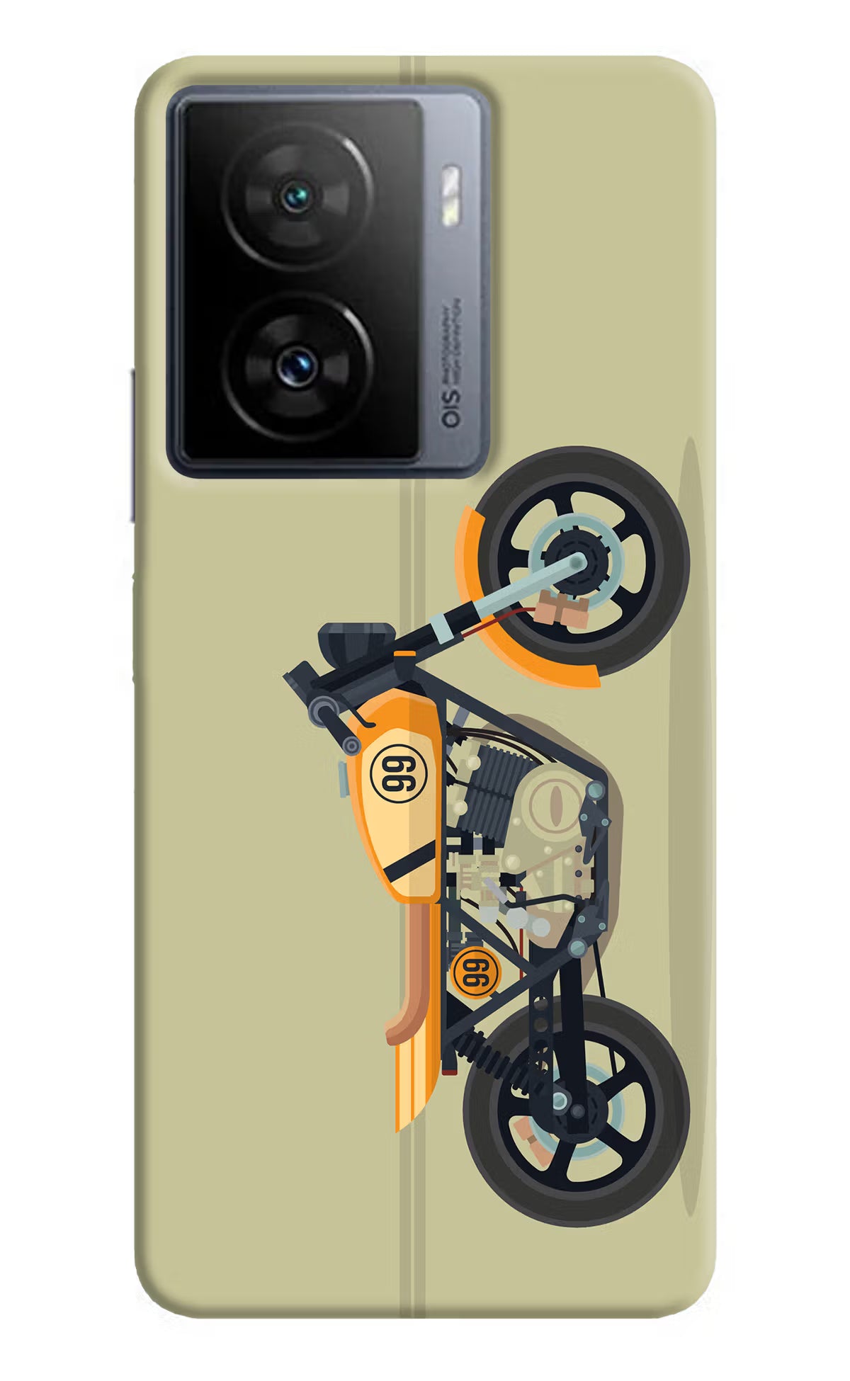 Vertical Speedster iQOO Z7s 5G Back Cover - Vertical Speedster iQOO Z7s 5G Back Cover Vertical Speedster iQOO Z7s 5G Back Cover