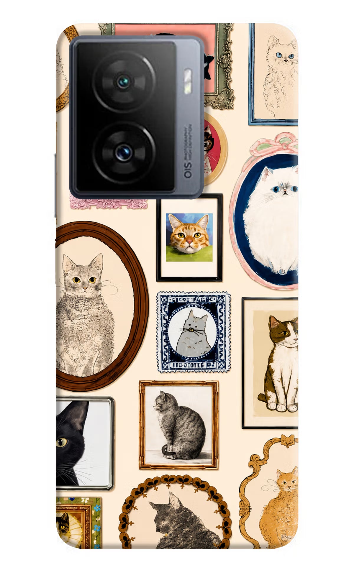 Mirror Cats iQOO Z7s 5G Back Cover - Mirror Cats iQOO Z7s 5G Back Cover Mirror Cats iQOO Z7s 5G Back Cover
