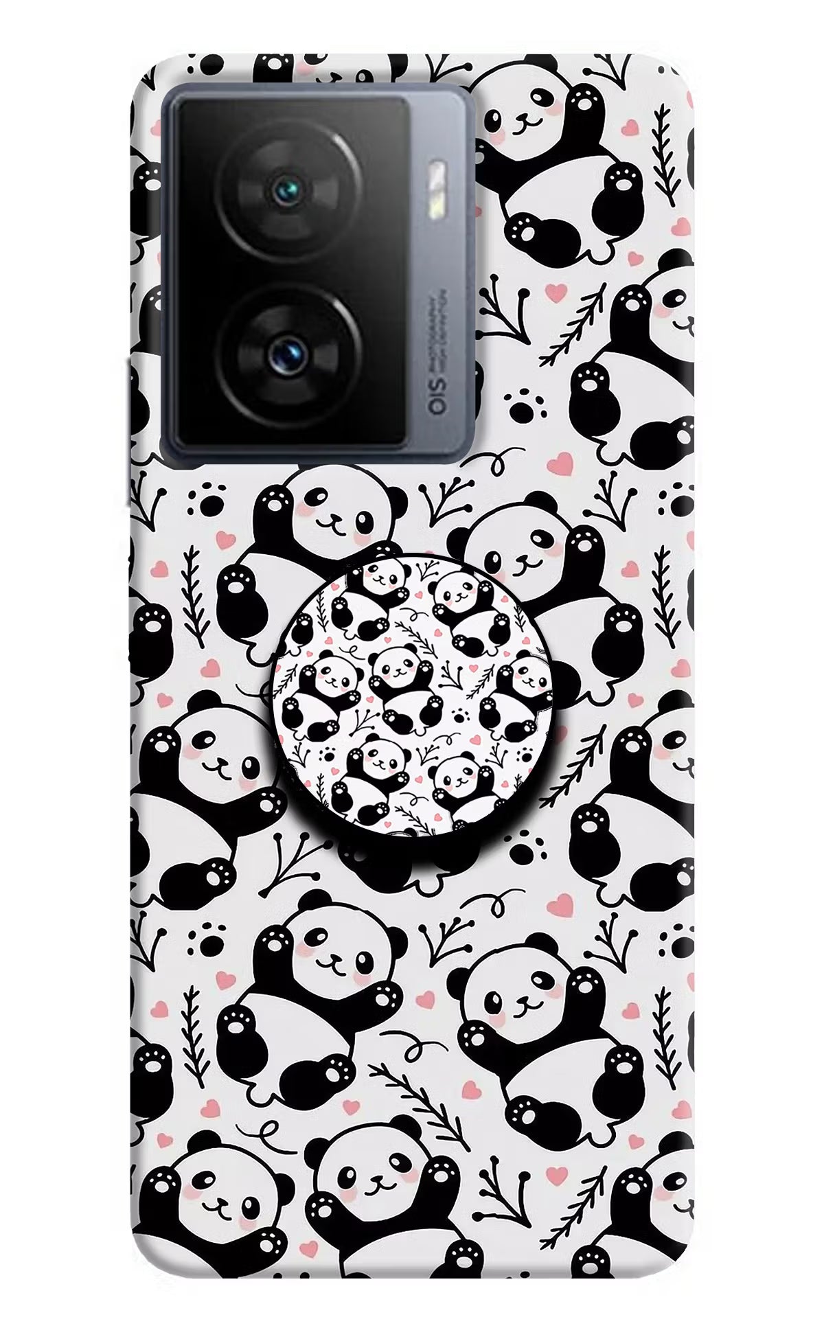 Cute Panda iQOO Z7s 5G Pop Case - Cute Panda iQOO Z7s 5G Pop Case Cute Panda iQOO Z7s 5G Pop Case