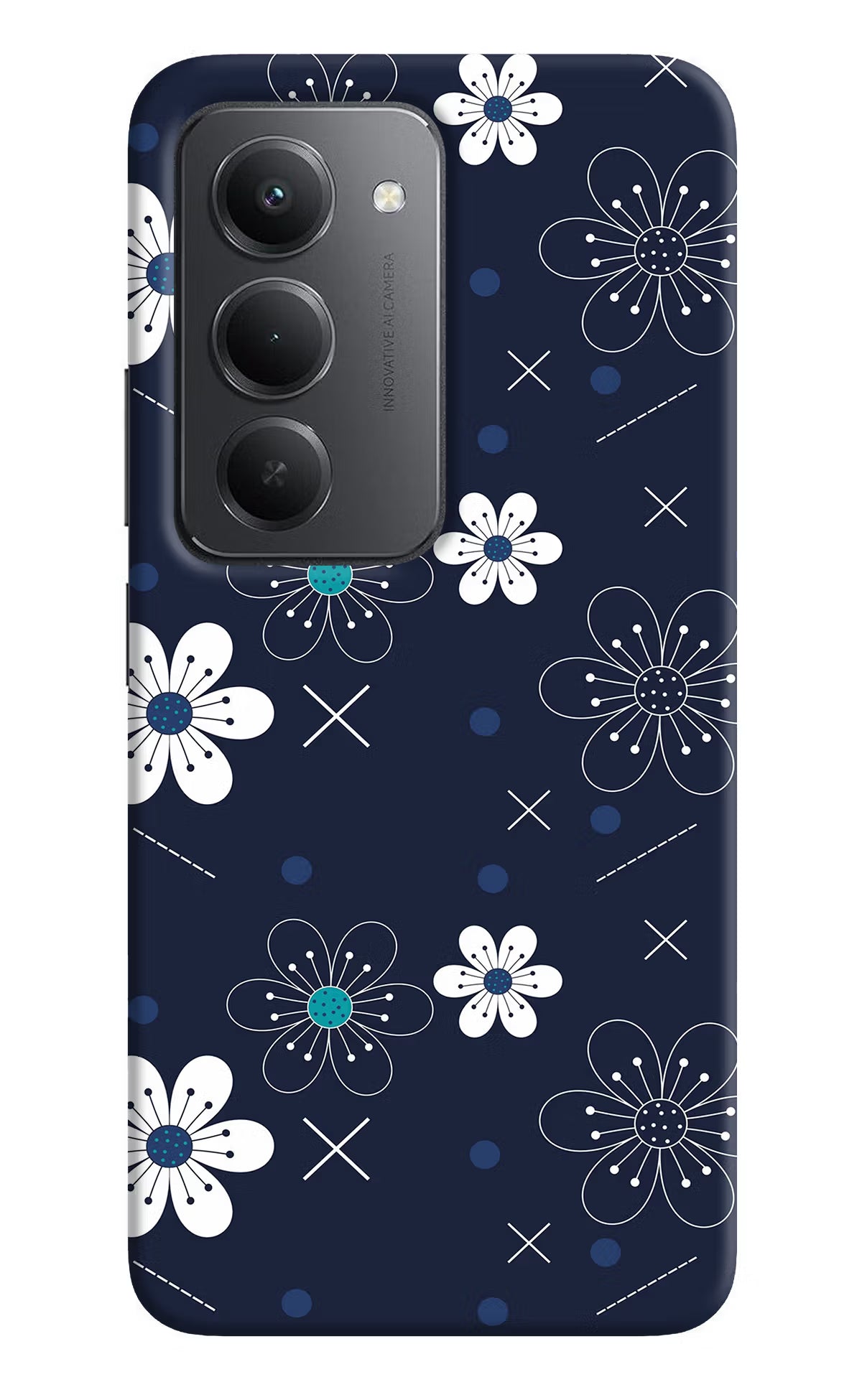 Flowers Redmi 15 5G Back Cover - Flowers Redmi 15 5G Back Cover Flowers Redmi 15 5G Back Cover