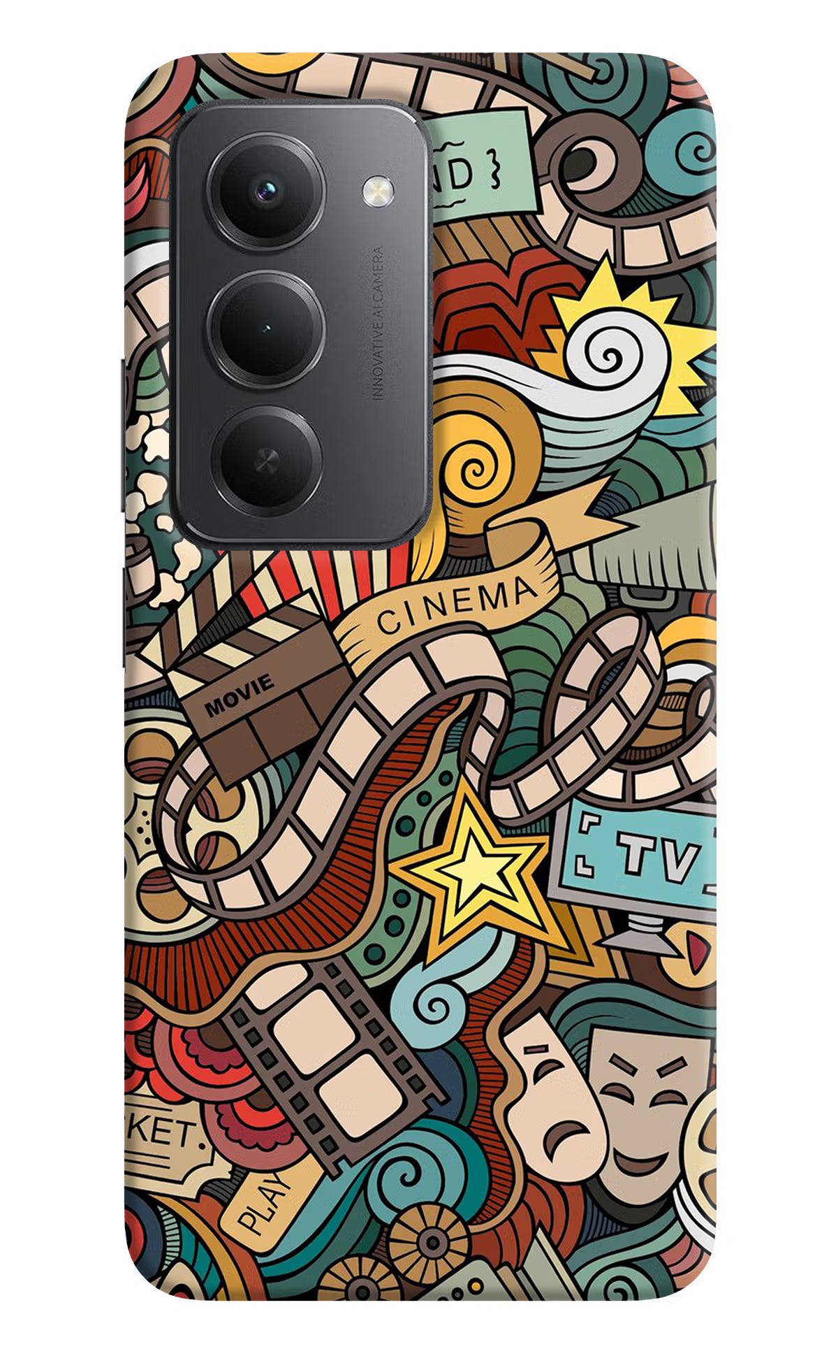 Cinema Abstract Redmi 15 5G Back Cover - Cinema Abstract Redmi 15 5G Back Cover Cinema Abstract Redmi 15 5G Back Cover