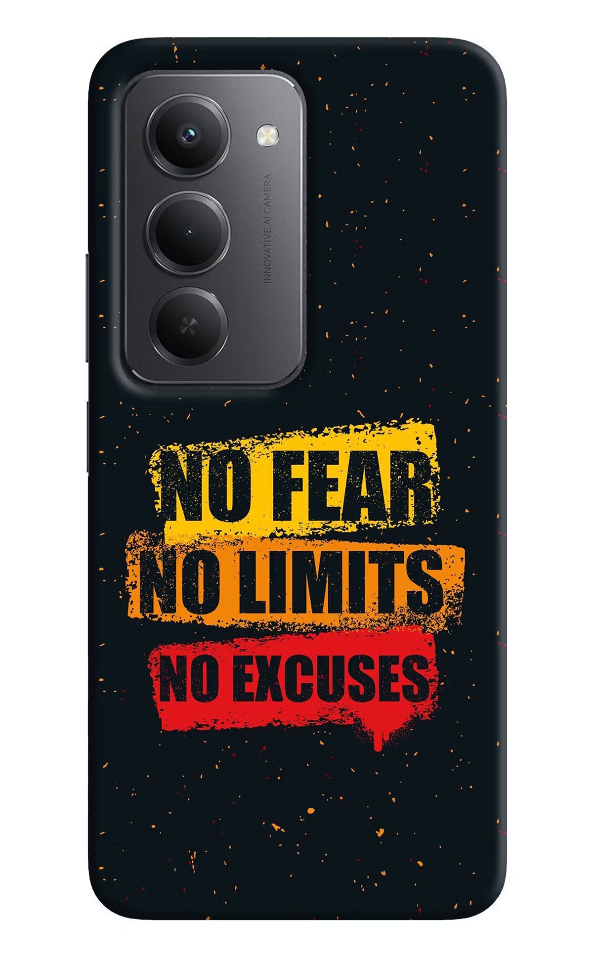 No Fear No Limits No Excuse Redmi 15 5G Back Cover - No Fear No Limits No Excuse Redmi 15 5G Back Cover No Fear No Limits No Excuse Redmi 15 5G Back Cover