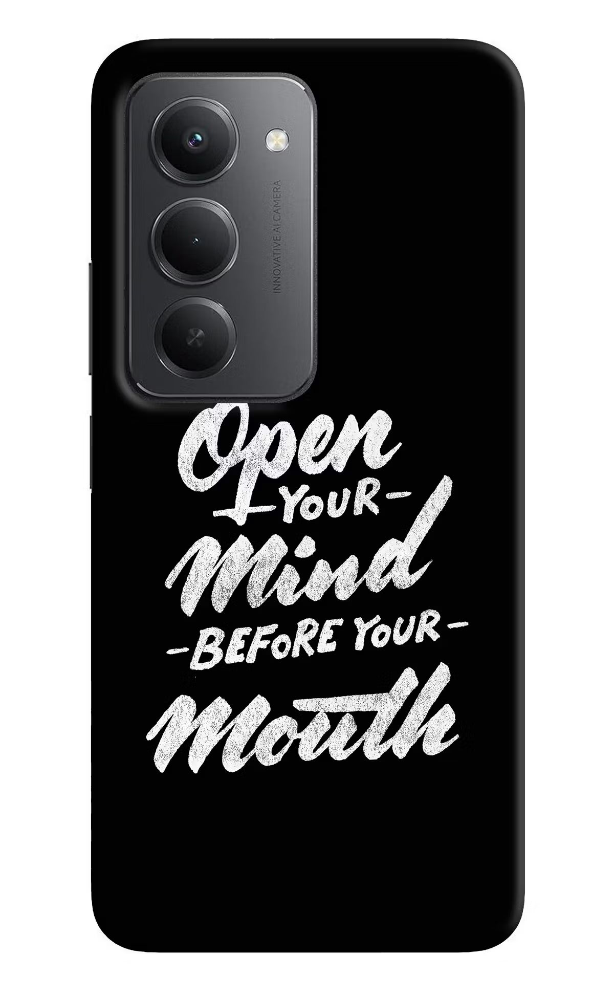 Open Your Mind Before Your Mouth Redmi 15 5G Back Cover - Open Your Mind Before Your Mouth Redmi 15 5G Back Cover Open Your Mind Before Your Mouth Redmi 15 5G Back Cover