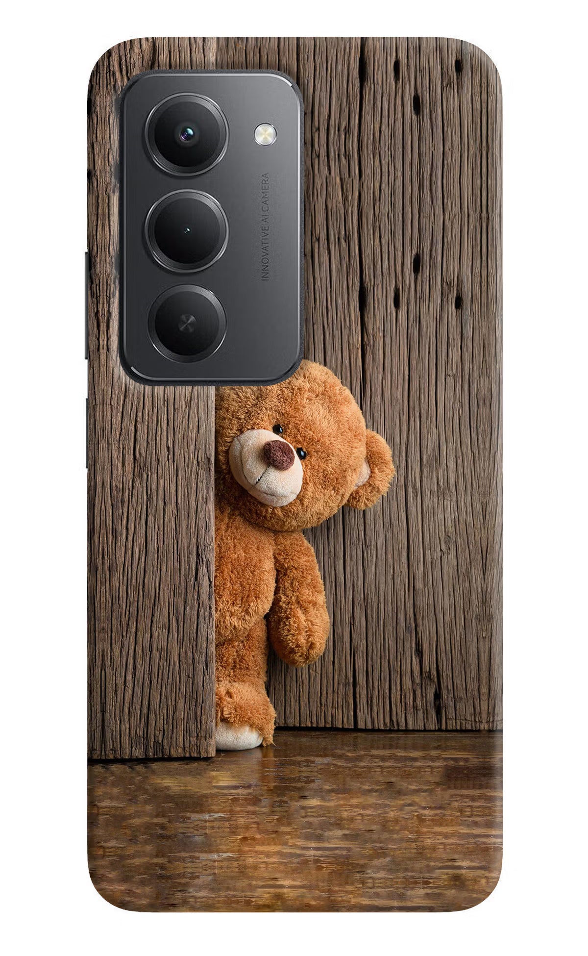 Teddy Wooden Redmi 15 5G Back Cover - Teddy Wooden Redmi 15 5G Back Cover Teddy Wooden Redmi 15 5G Back Cover