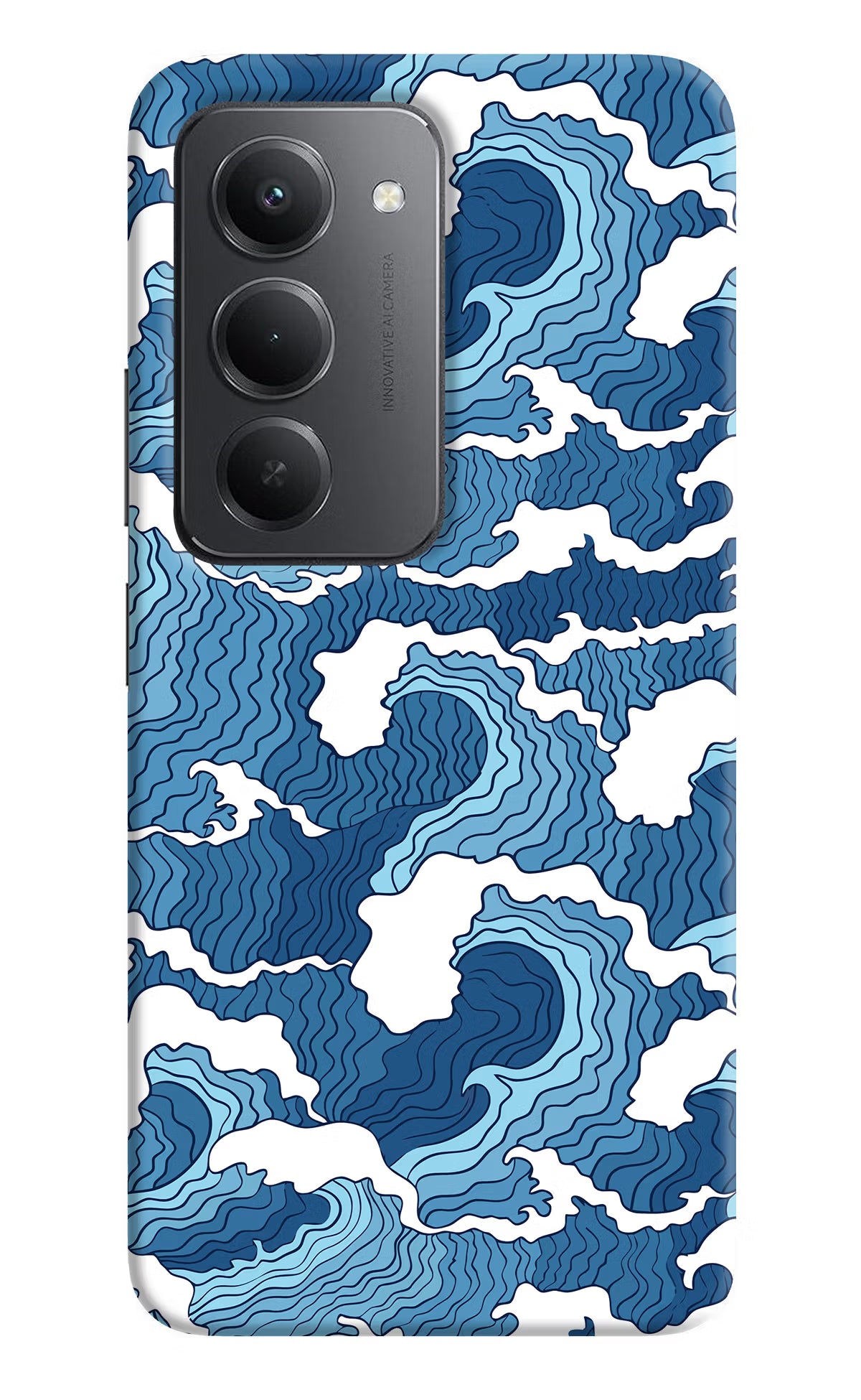Blue Waves Redmi 15 5G Back Cover - Blue Waves Redmi 15 5G Back Cover Blue Waves Redmi 15 5G Back Cover