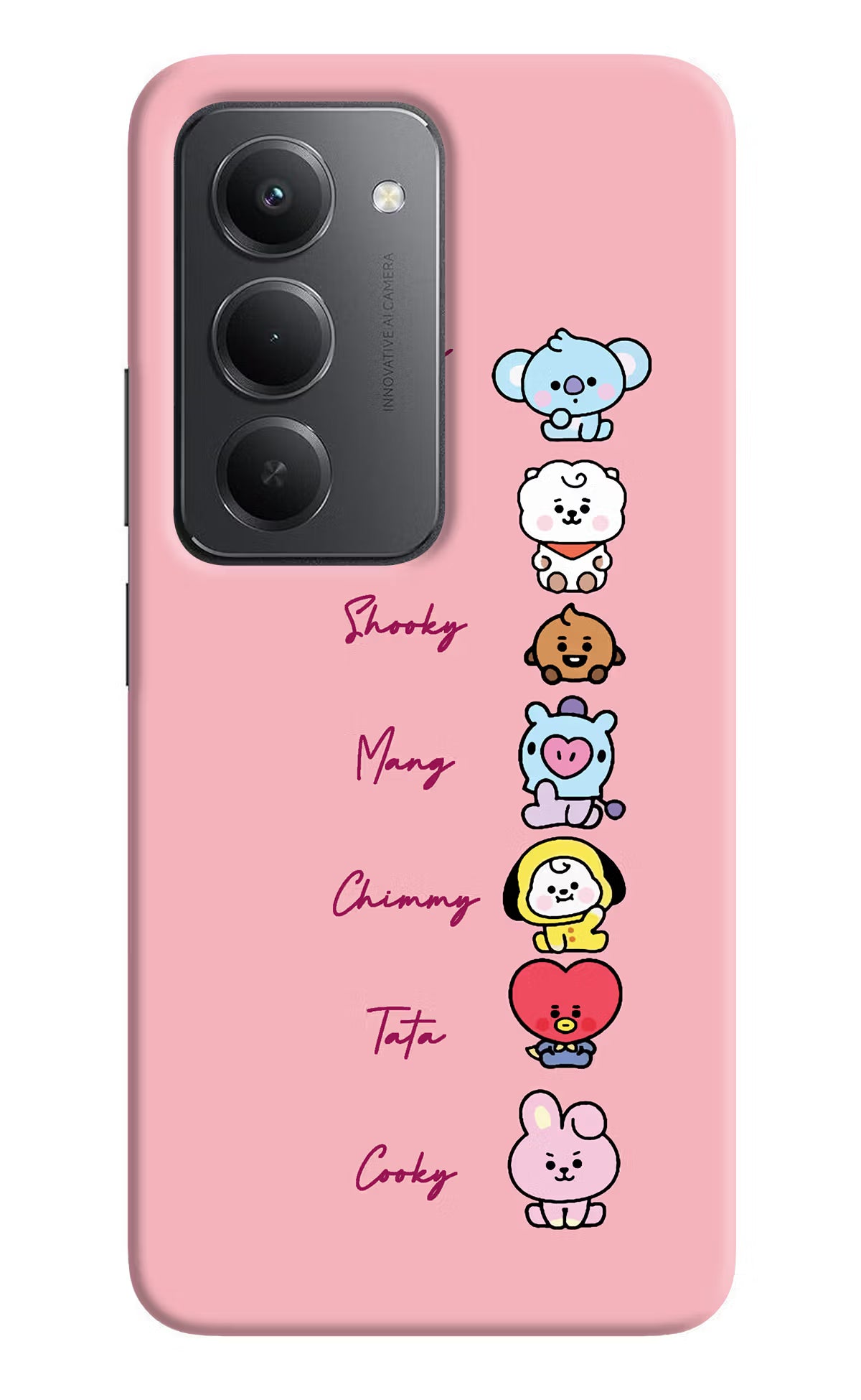 BTS names Redmi 15 5G Back Cover - BTS names Redmi 15 5G Back Cover BTS names Redmi 15 5G Back Cover