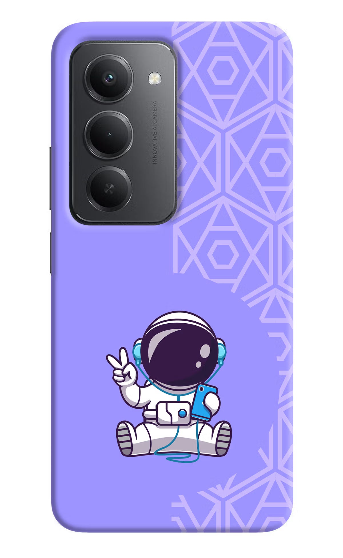Cute Astronaut Chilling Redmi 15 5G Back Cover - Cute Astronaut Chilling Redmi 15 5G Back Cover Cute Astronaut Chilling Redmi 15 5G Back Cover