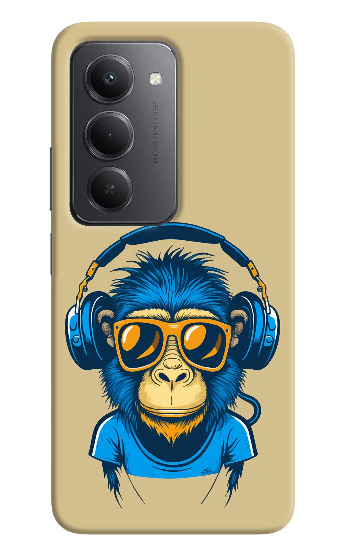 Monkey Headphone Redmi 15 5G Back Cover - Monkey Headphone Redmi 15 5G Back Cover Monkey Headphone Redmi 15 5G Back Cover
