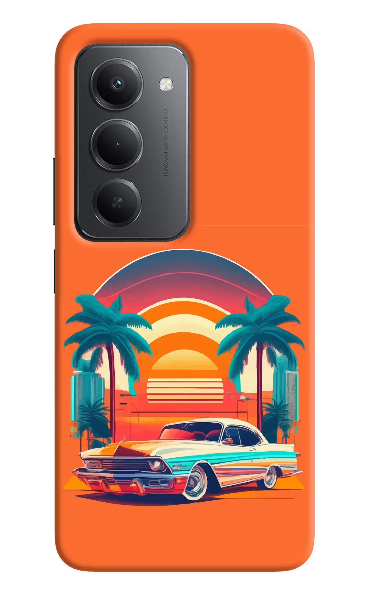 Palm Drive 80s Redmi 15 5G Back Cover - Palm Drive 80s Redmi 15 5G Back Cover Palm Drive 80s Redmi 15 5G Back Cover