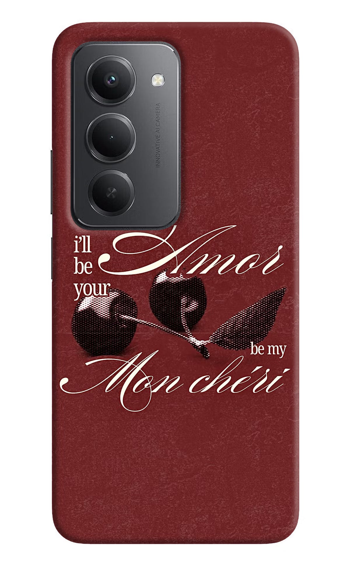 Velvet Cherry Redmi 15 5G Back Cover - Velvet Cherry Redmi 15 5G Back Cover Velvet Cherry Redmi 15 5G Back Cover