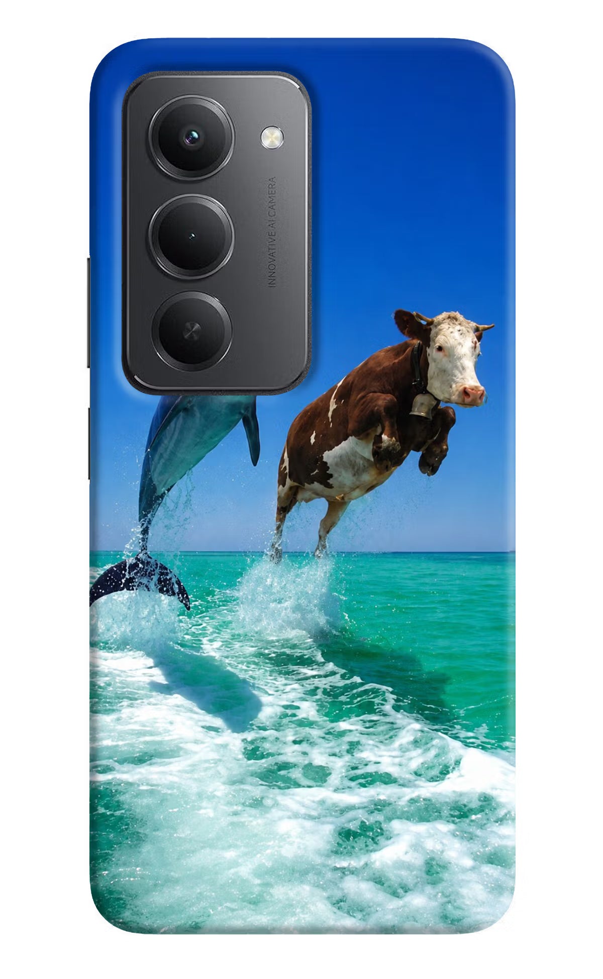 Dolphin vs Cow Redmi 15 5G Back Cover - Dolphin vs Cow Redmi 15 5G Back Cover Dolphin vs Cow Redmi 15 5G Back Cover