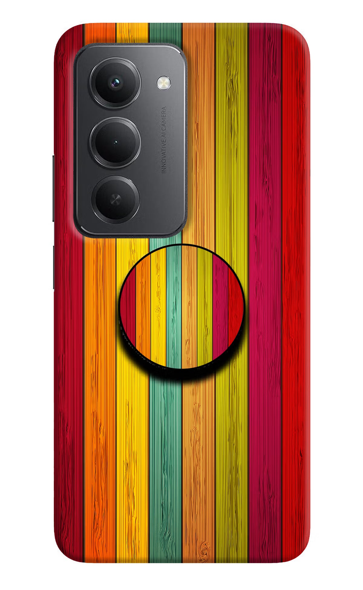 Multicolor Wooden Redmi 15 5G Pop Case - Multicolor Wooden Redmi 15 5G Pop Case Multicolor Wooden Redmi 15 5G Pop Case