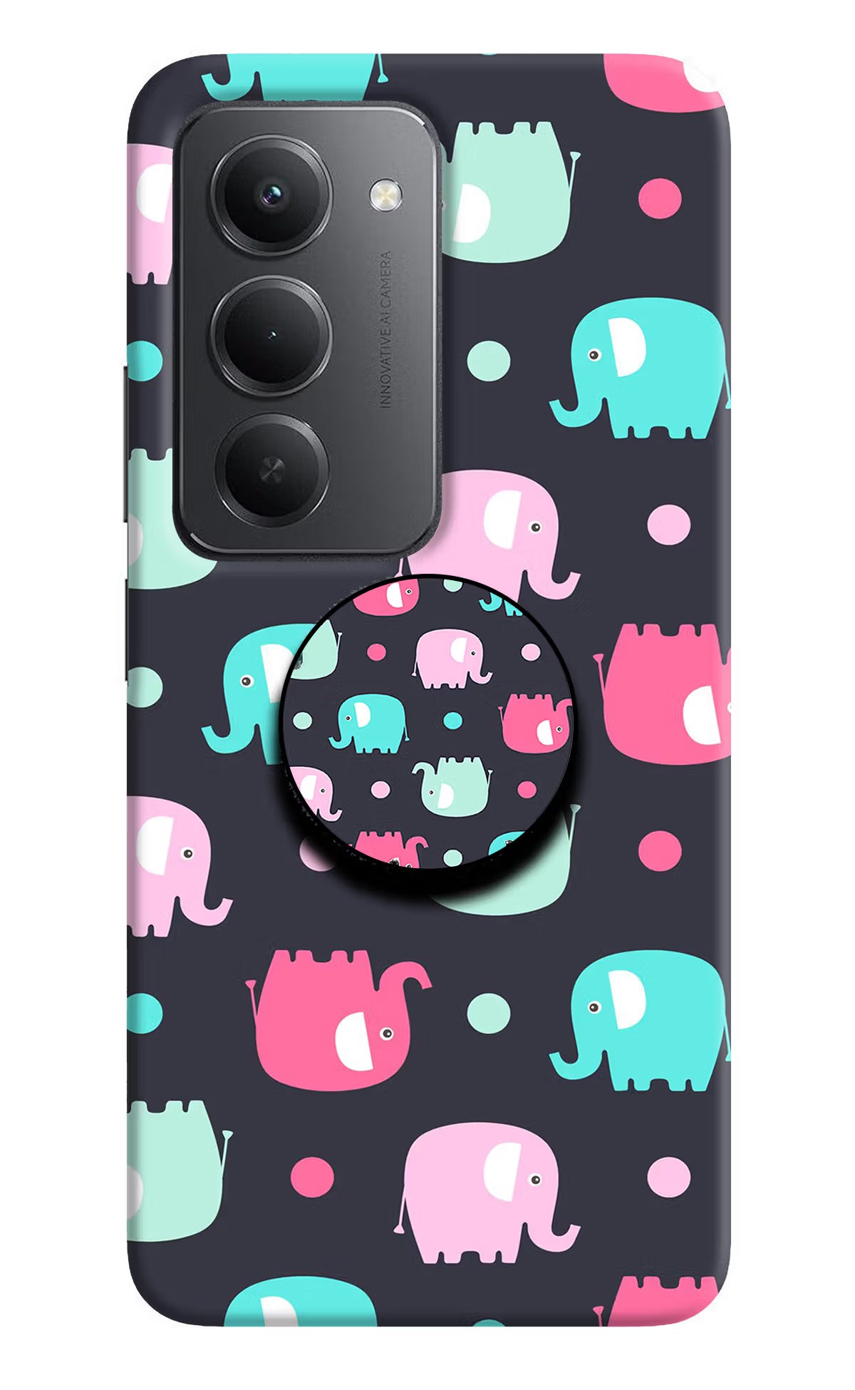 Baby Elephants Redmi 15 5G Pop Case - Baby Elephants Redmi 15 5G Pop Case Baby Elephants Redmi 15 5G Pop Case