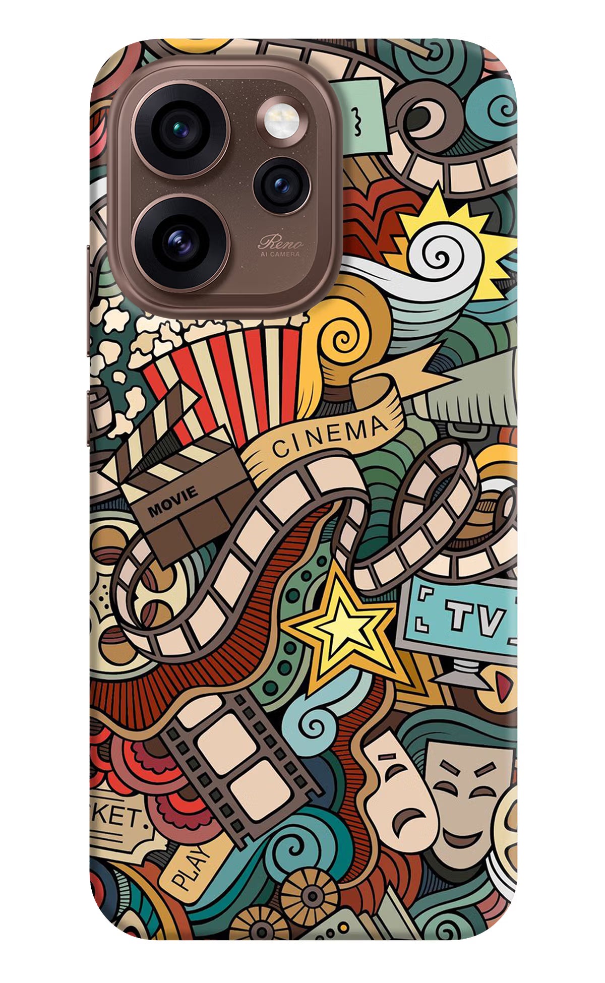 Cinema Abstract Oppo Reno15 Pro 5G Back Cover - Cinema Abstract Oppo Reno15 Pro 5G Back Cover Cinema Abstract Oppo Reno15 Pro 5G Back Cover