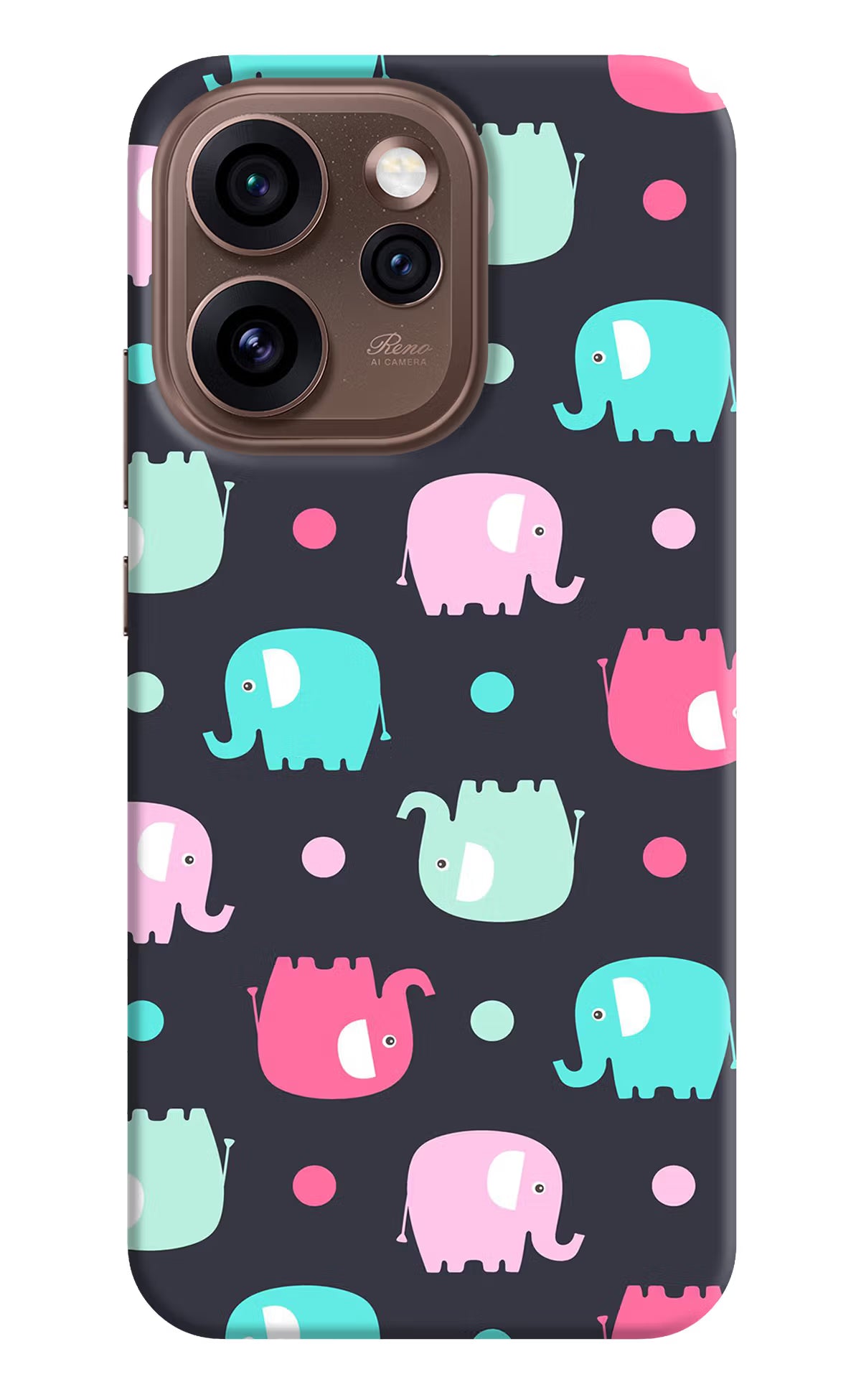 Elephants Oppo Reno15 Pro 5G Back Cover - Elephants Oppo Reno15 Pro 5G Back Cover Elephants Oppo Reno15 Pro 5G Back Cover