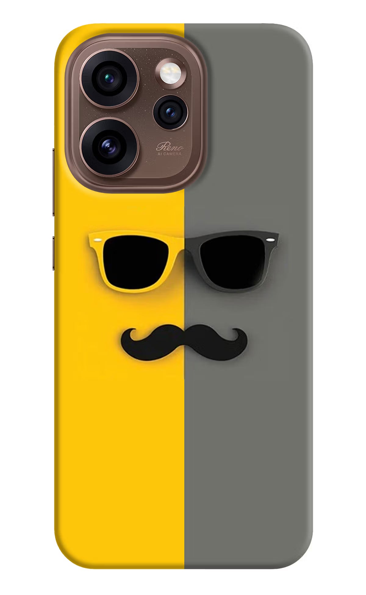 Sunglasses with Mustache Oppo Reno15 Pro 5G Back Cover - Sunglasses with Mustache Oppo Reno15 Pro 5G Back Cover Sunglasses with Mustache Oppo Reno15 Pro 5G Back Cover