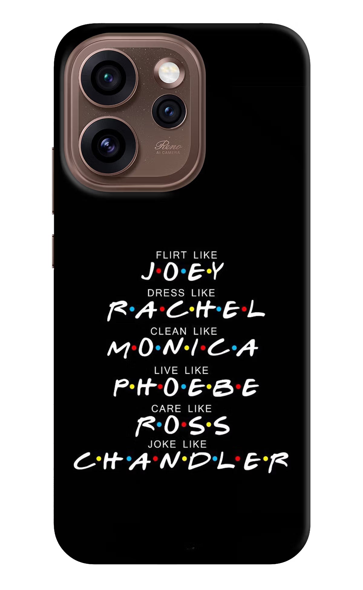 FRIENDS Character Oppo Reno15 Pro 5G Back Cover - FRIENDS Character Oppo Reno15 Pro 5G Back Cover FRIENDS Character Oppo Reno15 Pro 5G Back Cover