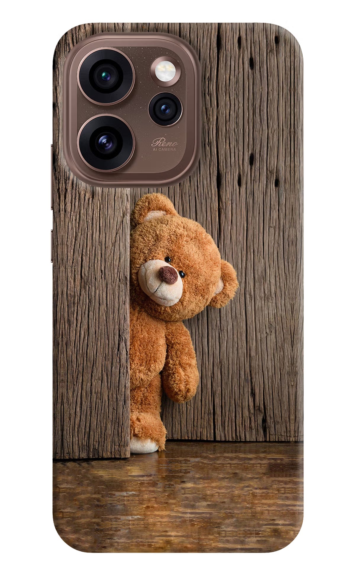 Teddy Wooden Oppo Reno15 Pro 5G Back Cover - Teddy Wooden Oppo Reno15 Pro 5G Back Cover Teddy Wooden Oppo Reno15 Pro 5G Back Cover