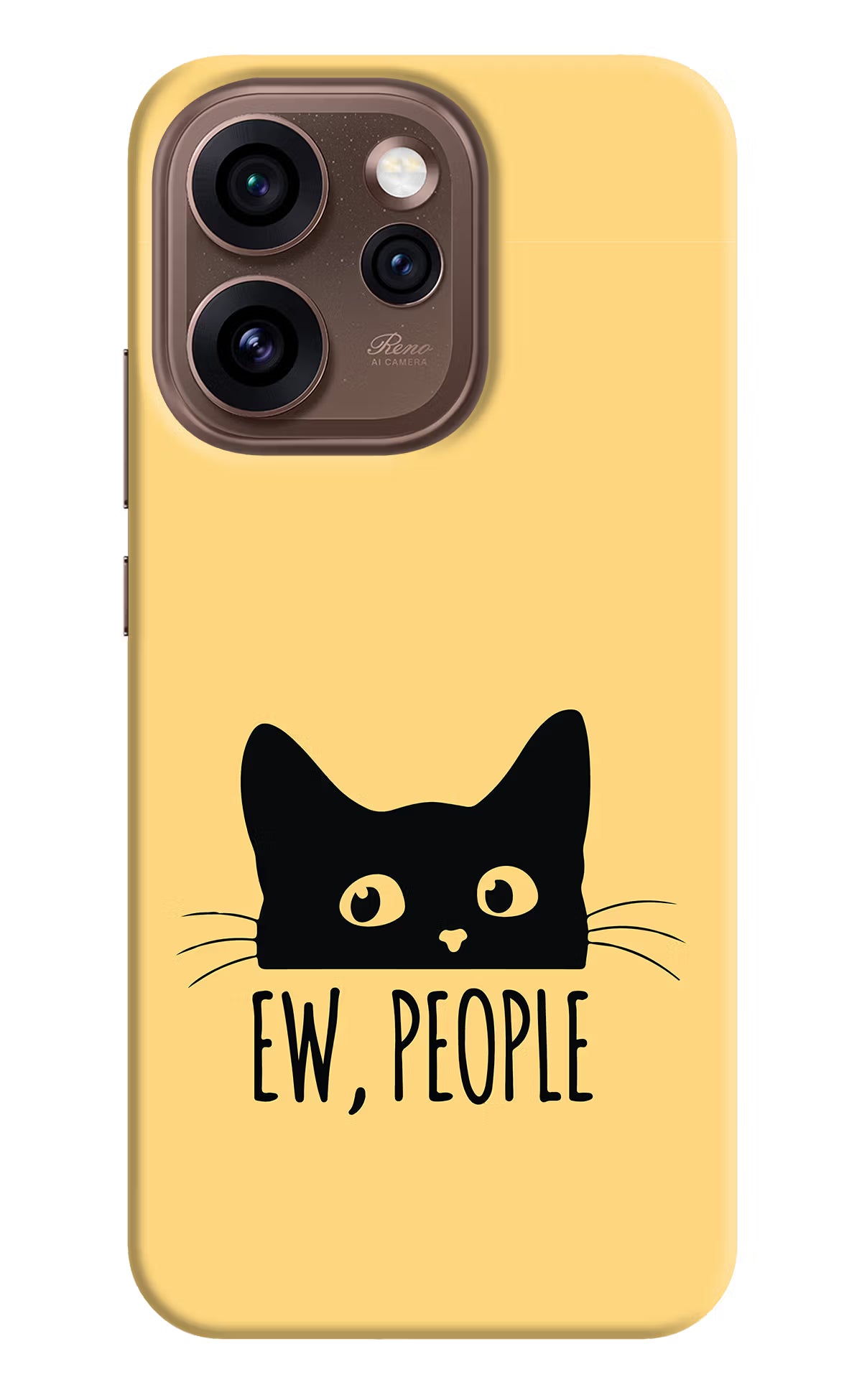 Ew People Catitude Oppo Reno15 Pro 5G Back Cover - Ew People Catitude Oppo Reno15 Pro 5G Back Cover Ew People Catitude Oppo Reno15 Pro 5G Back Cover