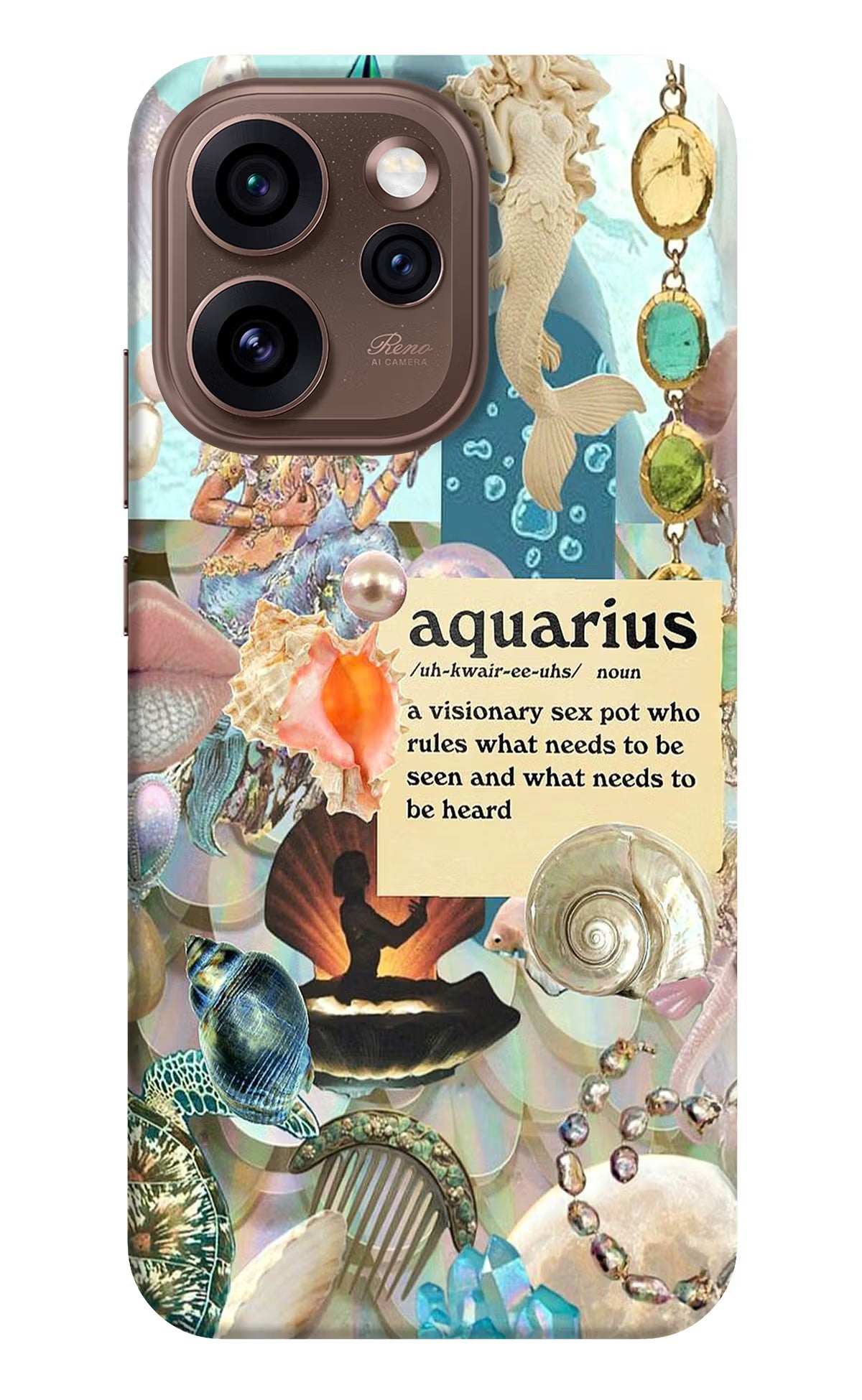 Aquarius Zodiac Oppo Reno15 Pro 5G Back Cover - Aquarius Zodiac Oppo Reno15 Pro 5G Back Cover Aquarius Zodiac Oppo Reno15 Pro 5G Back Cover