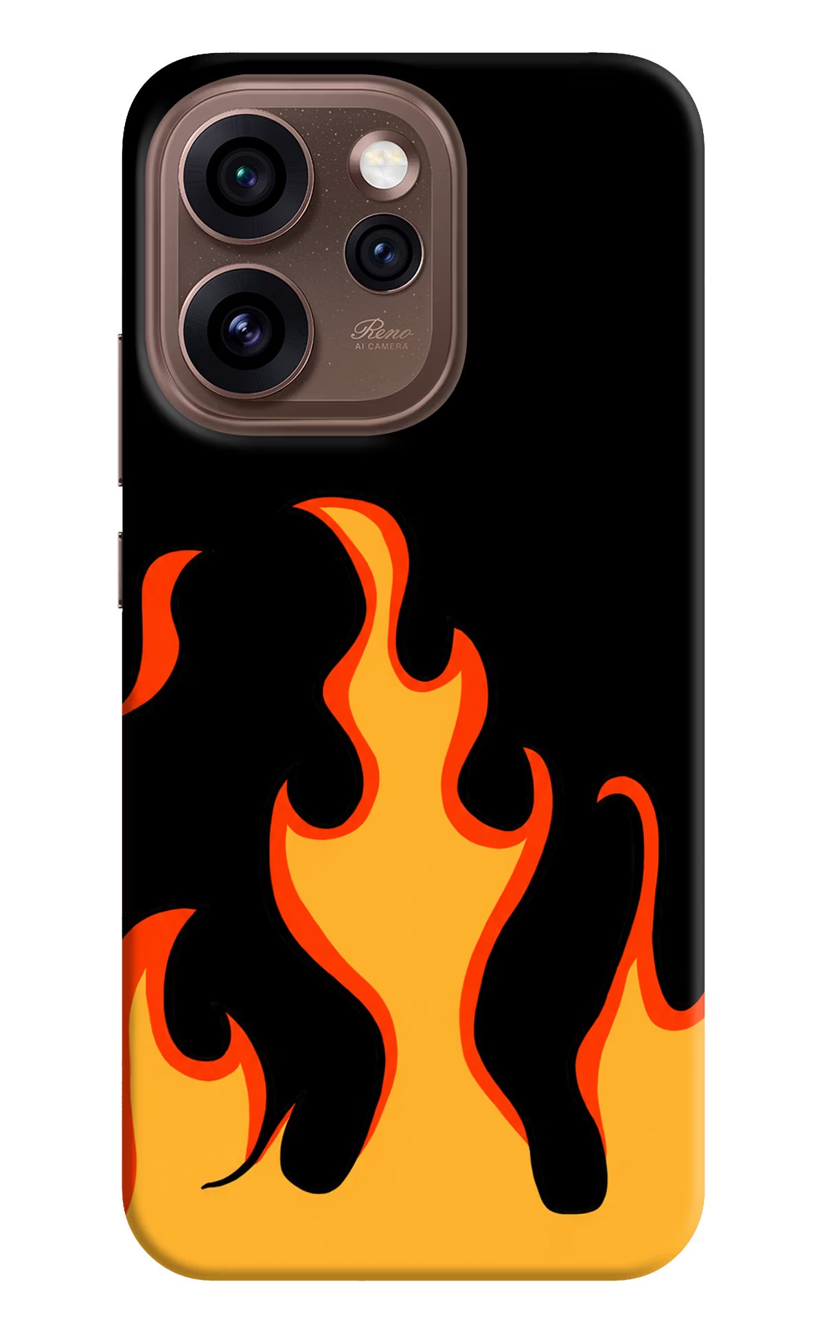 Fired Up – Black Oppo Reno15 Pro 5G Back Cover - Fired Up – Black Oppo Reno15 Pro 5G Back Cover Fired Up – Black Oppo Reno15 Pro 5G Back Cover