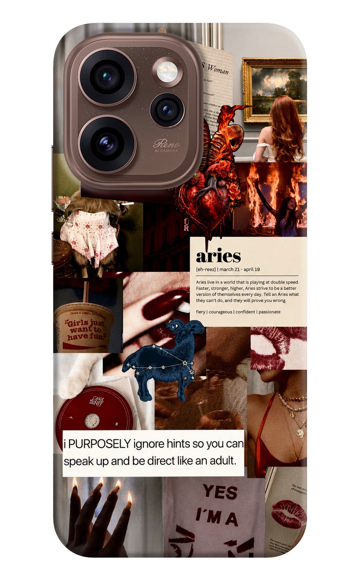 Zodiac Aries Oppo Reno15 Pro 5G Back Cover - Zodiac Aries Oppo Reno15 Pro 5G Back Cover Zodiac Aries Oppo Reno15 Pro 5G Back Cover