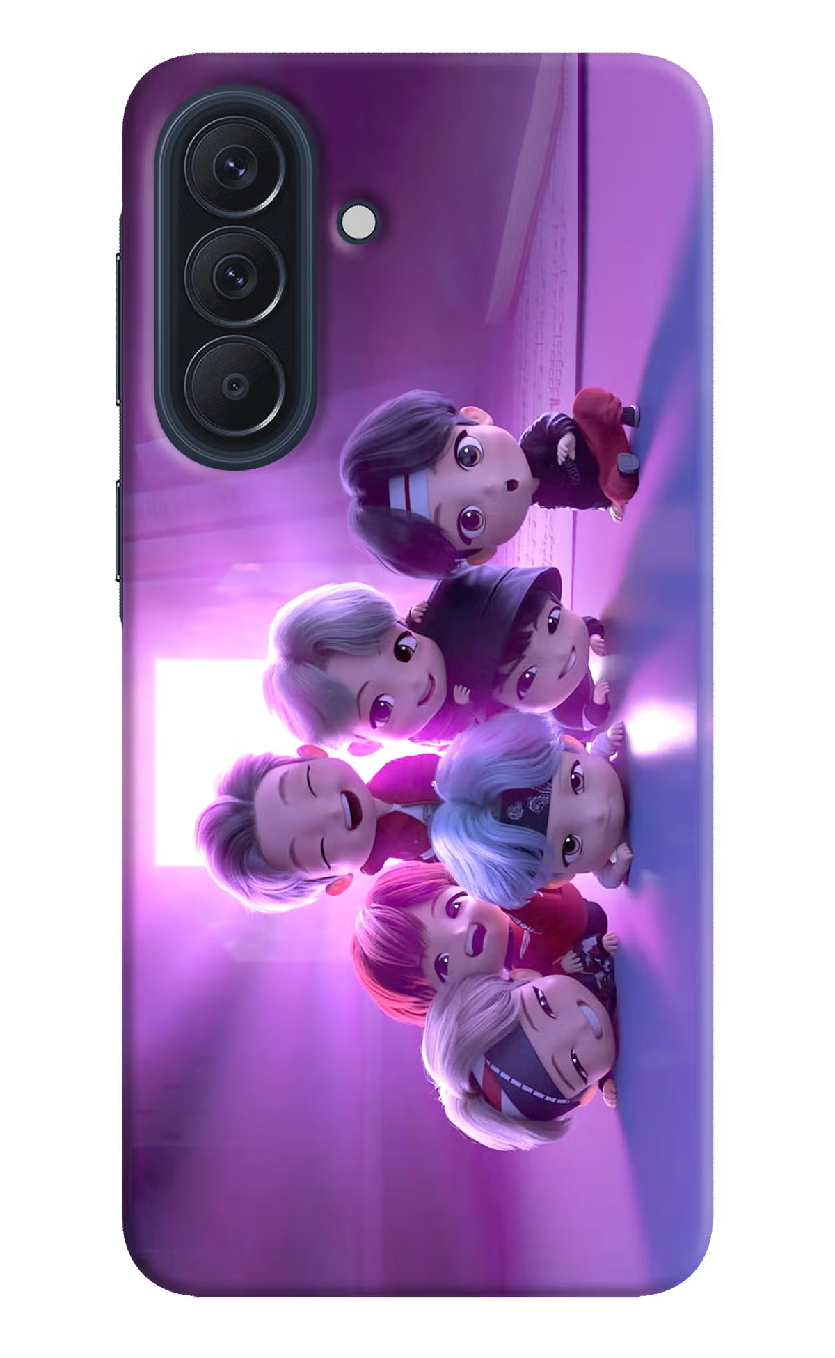 BTS Chibi Samsung A57 5G Back Cover - BTS Chibi Samsung A57 5G Back Cover BTS Chibi Samsung A57 5G Back Cover