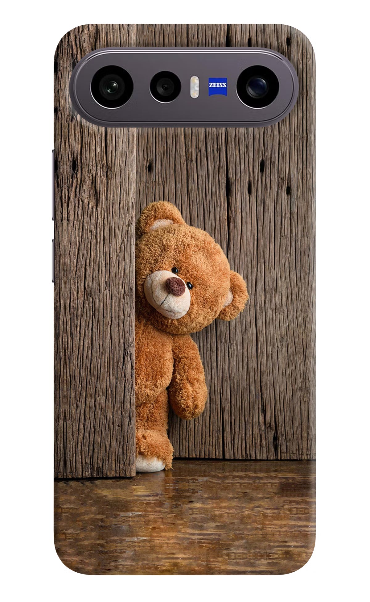 Teddy Wooden Vivo X300 FE 5G Back Cover - Teddy Wooden Vivo X300 FE 5G Back Cover Teddy Wooden Vivo X300 FE 5G Back Cover