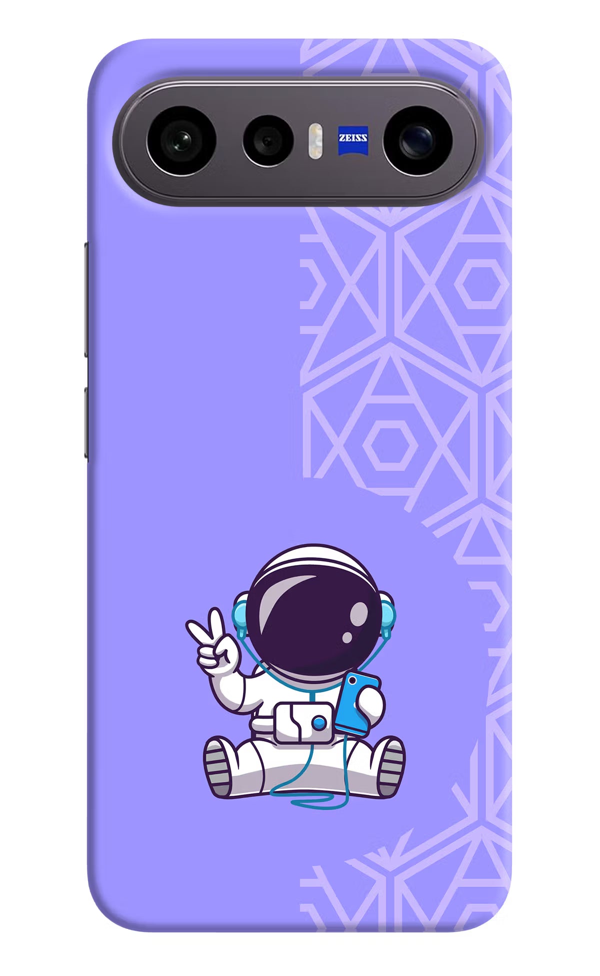Cute Astronaut Chilling Vivo X300 FE 5G Back Cover - Cute Astronaut Chilling Vivo X300 FE 5G Back Cover Cute Astronaut Chilling Vivo X300 FE 5G Back Cover