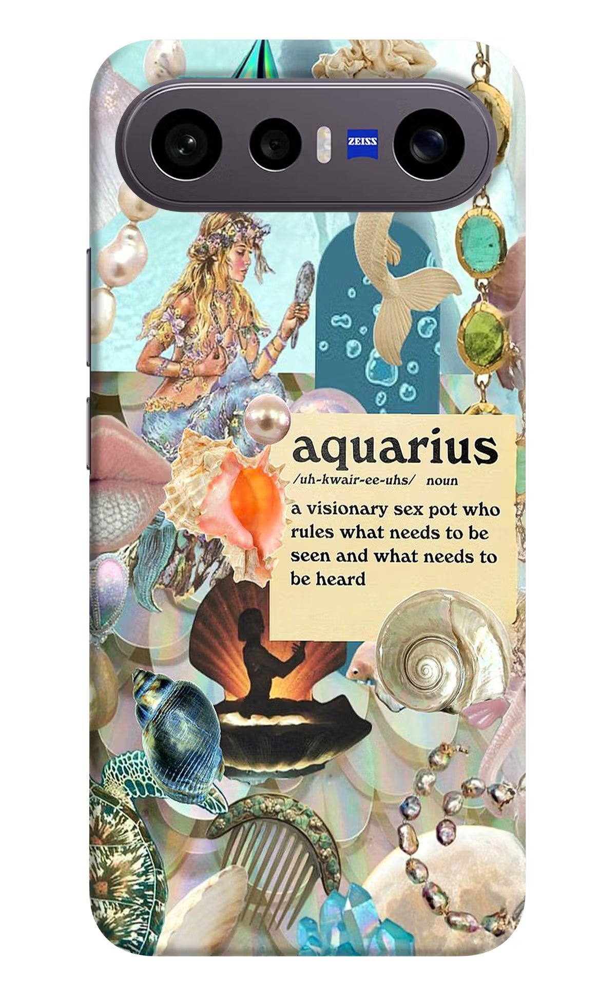 Aquarius Zodiac Vivo X300 FE 5G Back Cover - Aquarius Zodiac Vivo X300 FE 5G Back Cover Aquarius Zodiac Vivo X300 FE 5G Back Cover