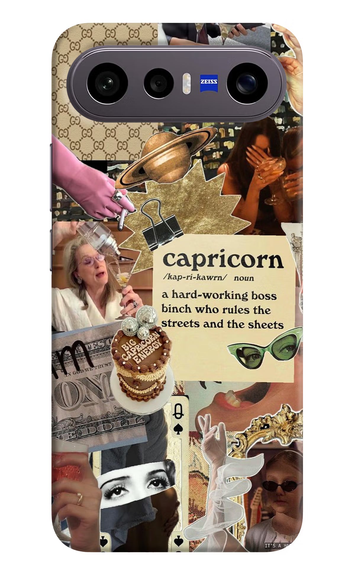 Capricorn Zodiac Vivo X300 FE 5G Back Cover - Capricorn Zodiac Vivo X300 FE 5G Back Cover Capricorn Zodiac Vivo X300 FE 5G Back Cover