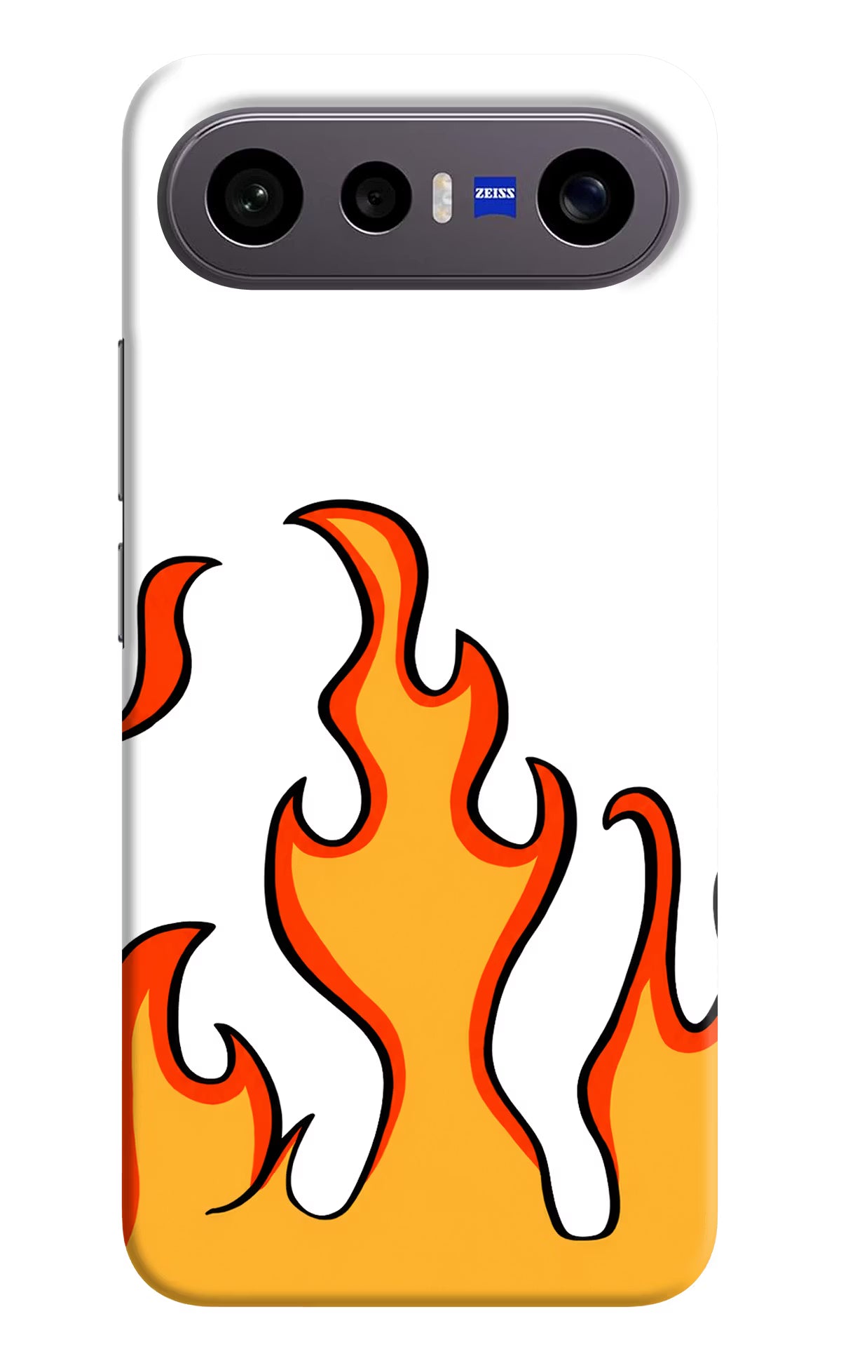 Fired Up – White Vivo X300 FE 5G Back Cover - Fired Up – White Vivo X300 FE 5G Back Cover Fired Up – White Vivo X300 FE 5G Back Cover
