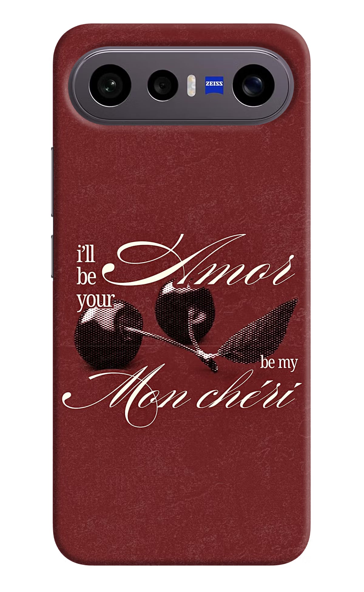 Velvet Cherry Vivo X300 FE 5G Back Cover - Velvet Cherry Vivo X300 FE 5G Back Cover Velvet Cherry Vivo X300 FE 5G Back Cover