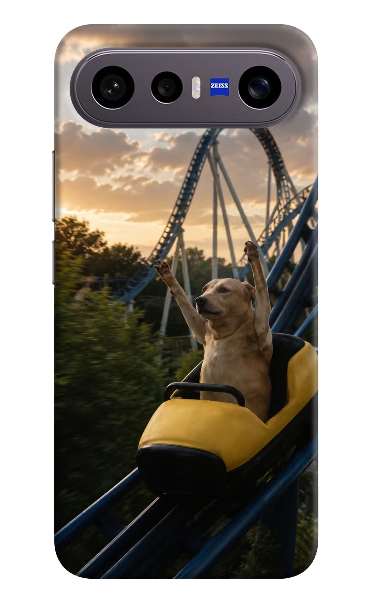 Rollercoaster Dog Vivo X300 FE 5G Back Cover - Rollercoaster Dog Vivo X300 FE 5G Back Cover Rollercoaster Dog Vivo X300 FE 5G Back Cover