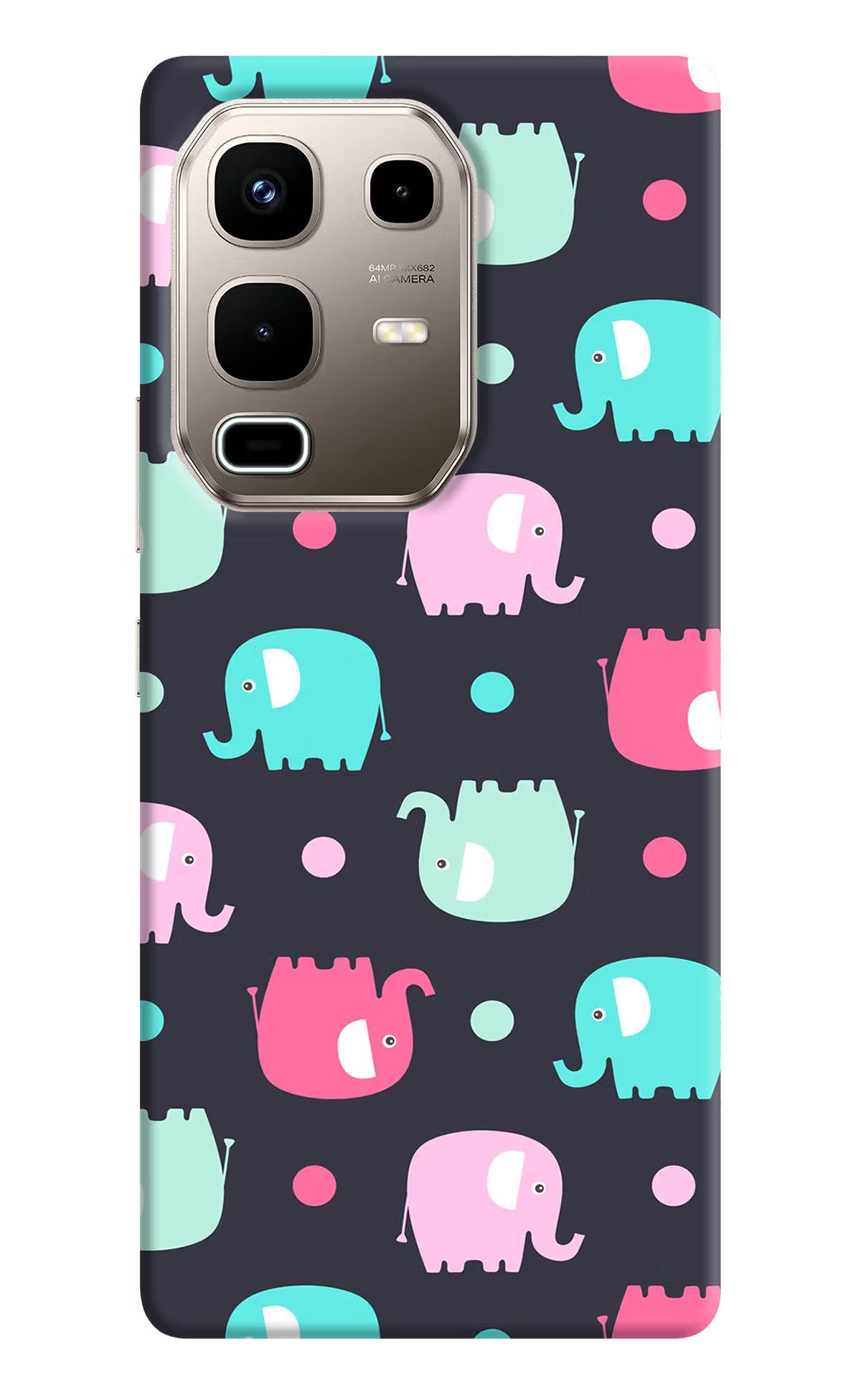 Elephants Infinix Note 50s 5G Plus Back Cover - Elephants Infinix Note 50s 5G Plus Back Cover Elephants Infinix Note 50s 5G Plus Back Cover
