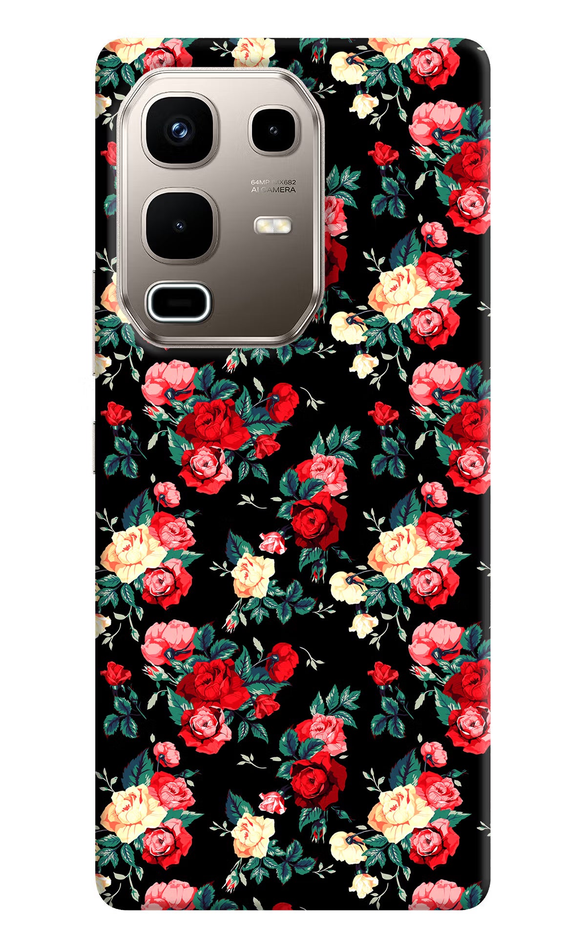 Rose Pattern Infinix Note 50s 5G Plus Back Cover - Rose Pattern Infinix Note 50s 5G Plus Back Cover Rose Pattern Infinix Note 50s 5G Plus Back Cover