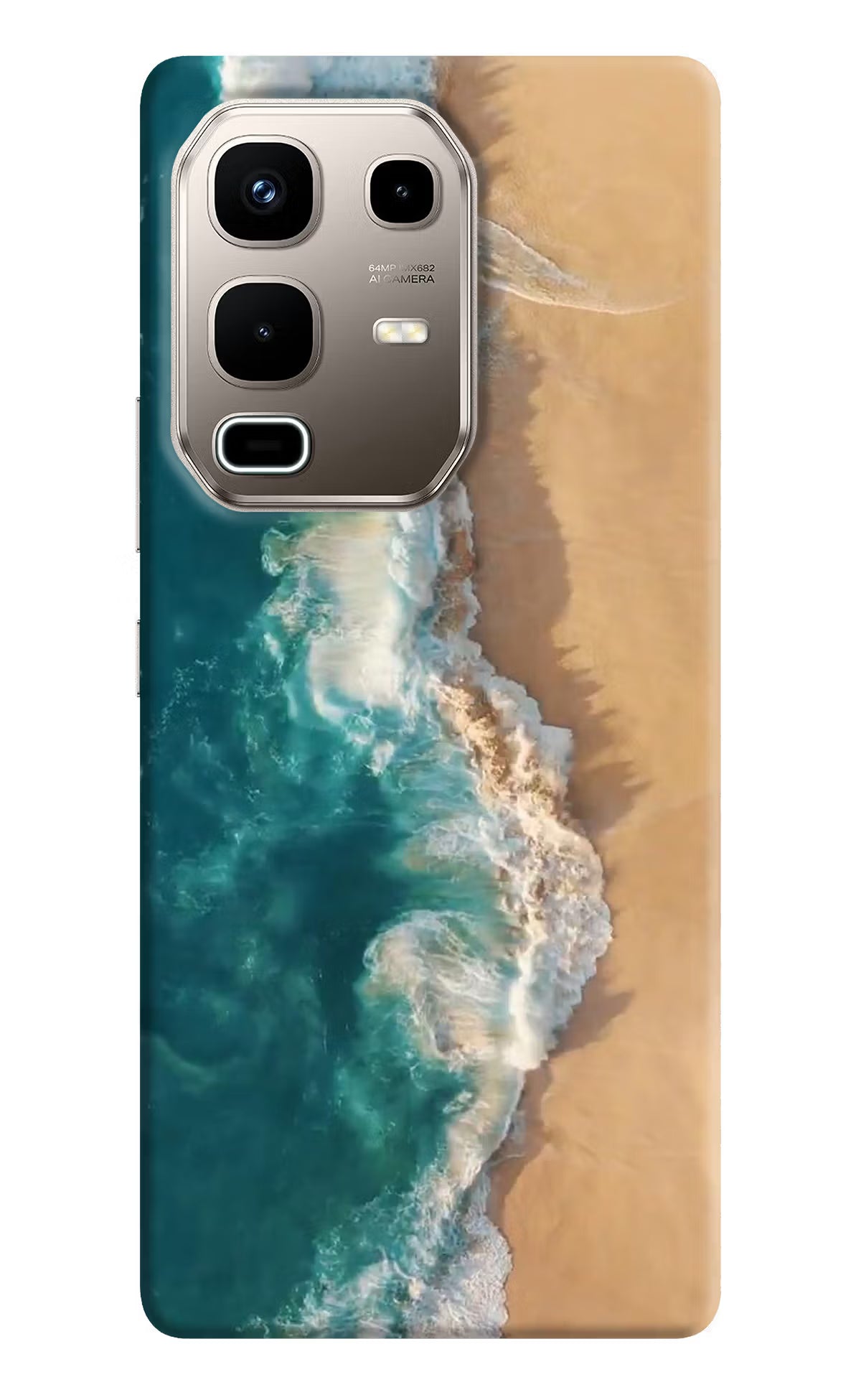 Ocean Beach Infinix Note 50s 5G Plus Back Cover - Ocean Beach Infinix Note 50s 5G Plus Back Cover Ocean Beach Infinix Note 50s 5G Plus Back Cover