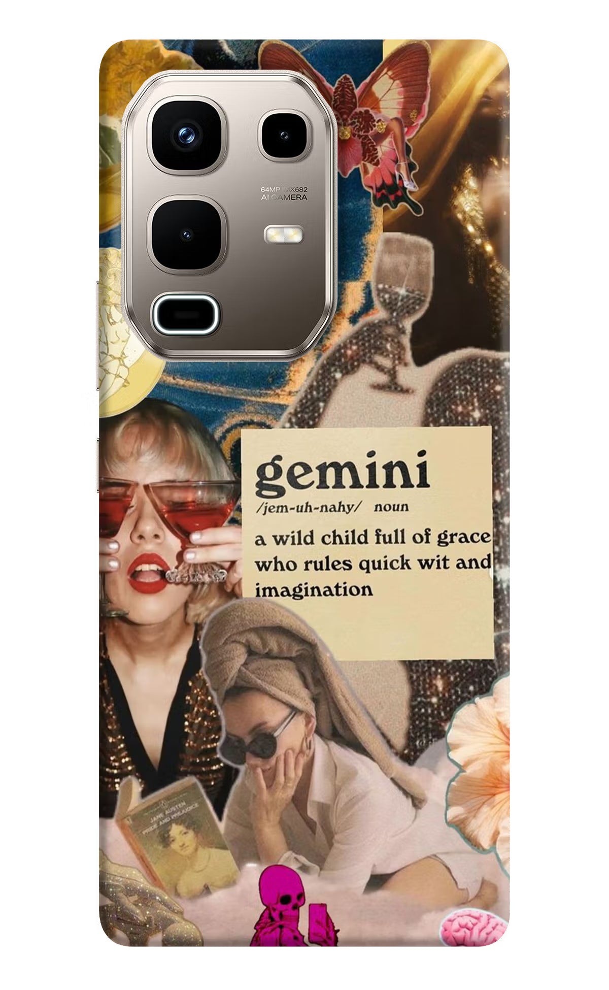 Gemini Zodiac Infinix Note 50s 5G Plus Back Cover - Gemini Zodiac Infinix Note 50s 5G Plus Back Cover Gemini Zodiac Infinix Note 50s 5G Plus Back Cover