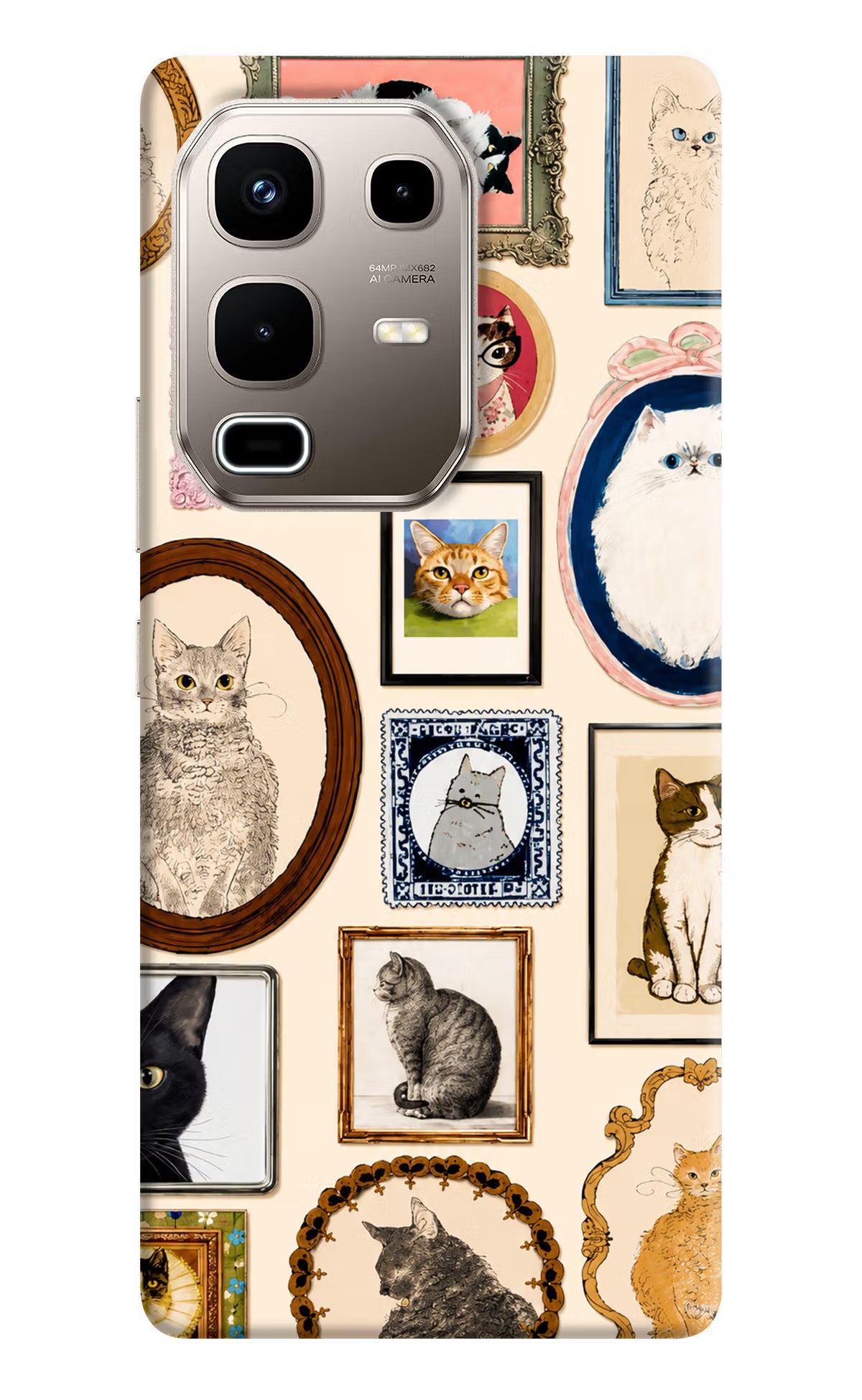 Mirror Cats Infinix Note 50s 5G Plus Back Cover - Mirror Cats Infinix Note 50s 5G Plus Back Cover Mirror Cats Infinix Note 50s 5G Plus Back Cover