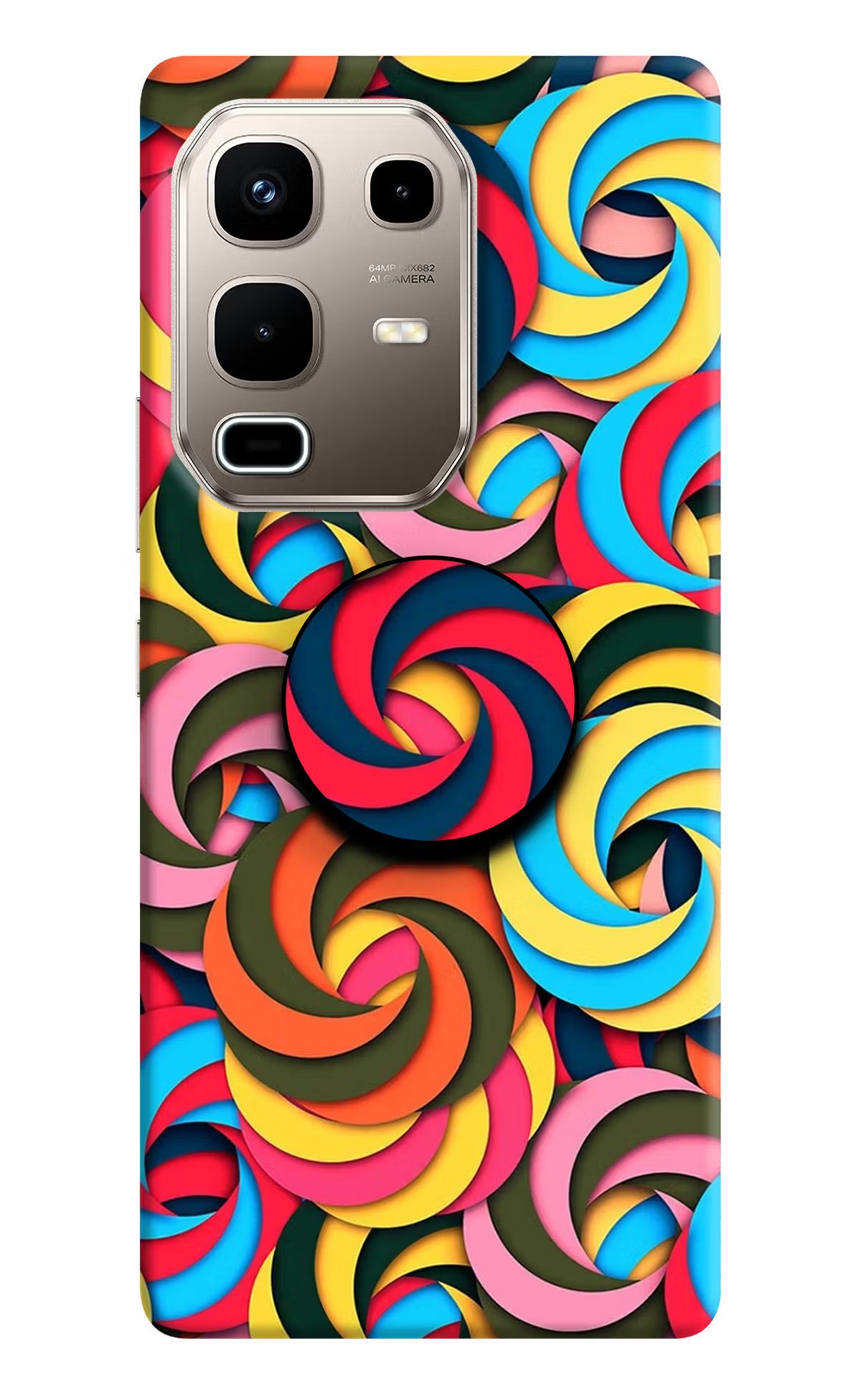 Spiral Pattern Infinix Note 50s 5G Plus Pop Case - Spiral Pattern Infinix Note 50s 5G Plus Pop Case Spiral Pattern Infinix Note 50s 5G Plus Pop Case