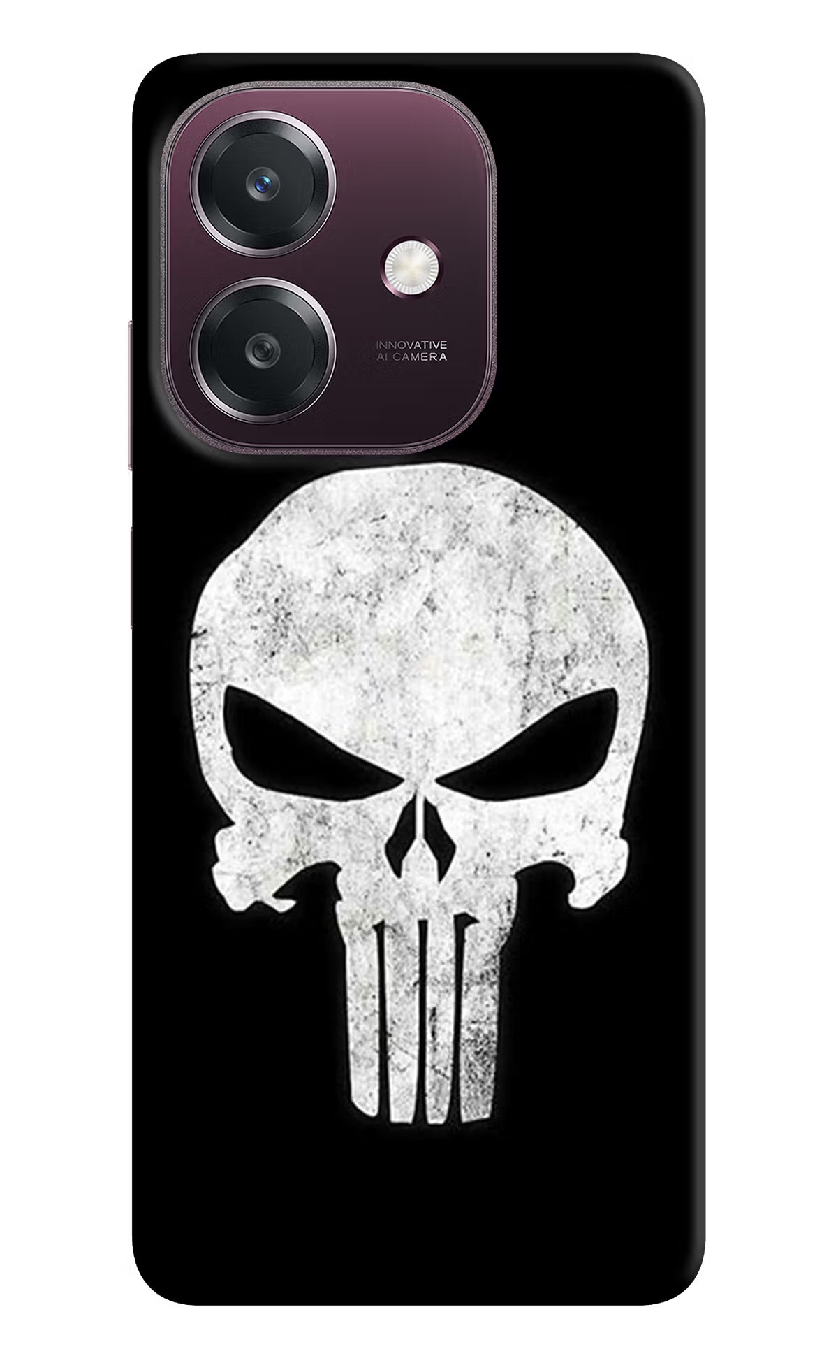 Punisher Skull Oppo A3 5G Back Cover - Punisher Skull Oppo A3 5G Back Cover Punisher Skull Oppo A3 5G Back Cover